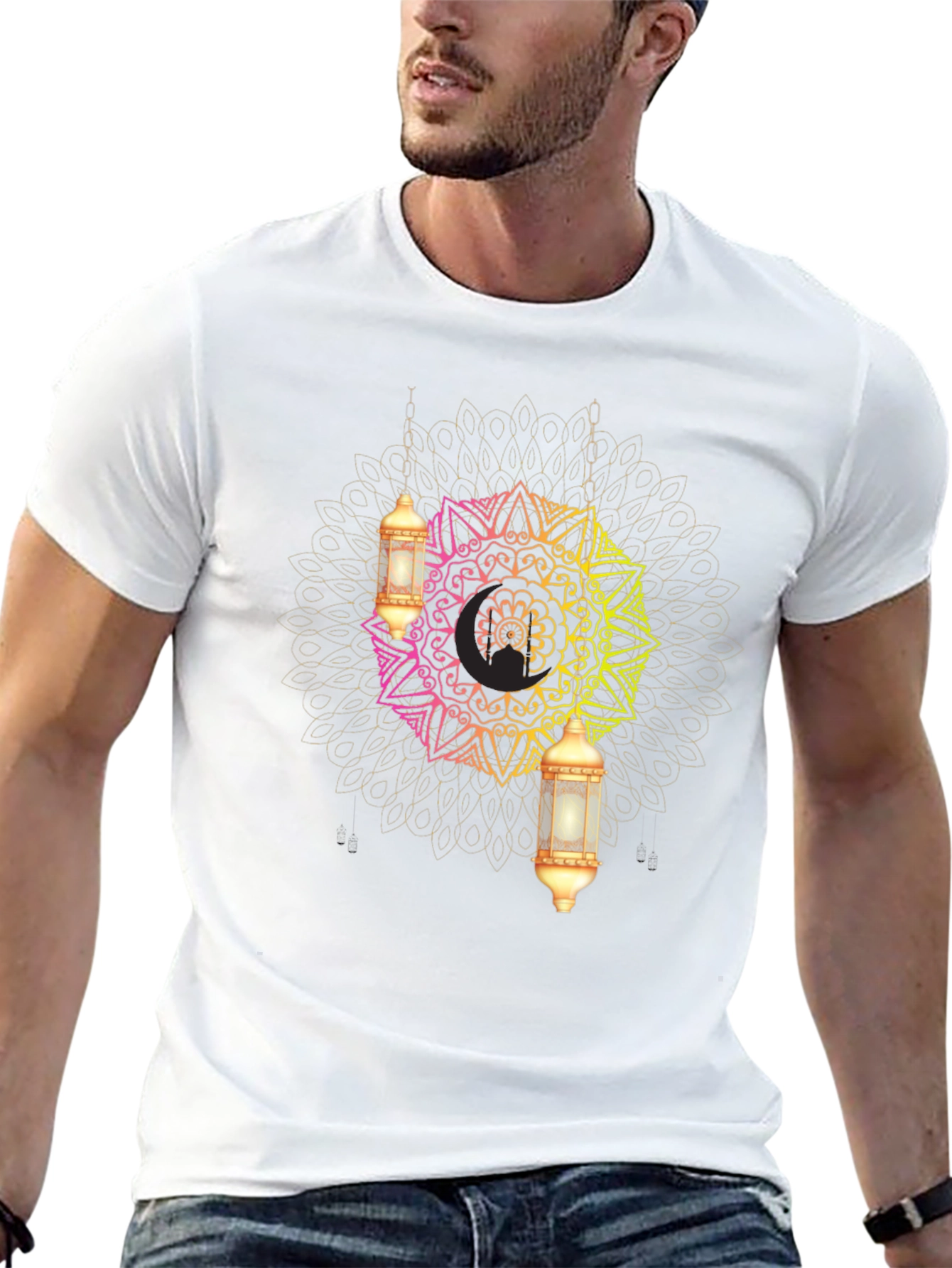 Lantern Mandala Graphic Tee