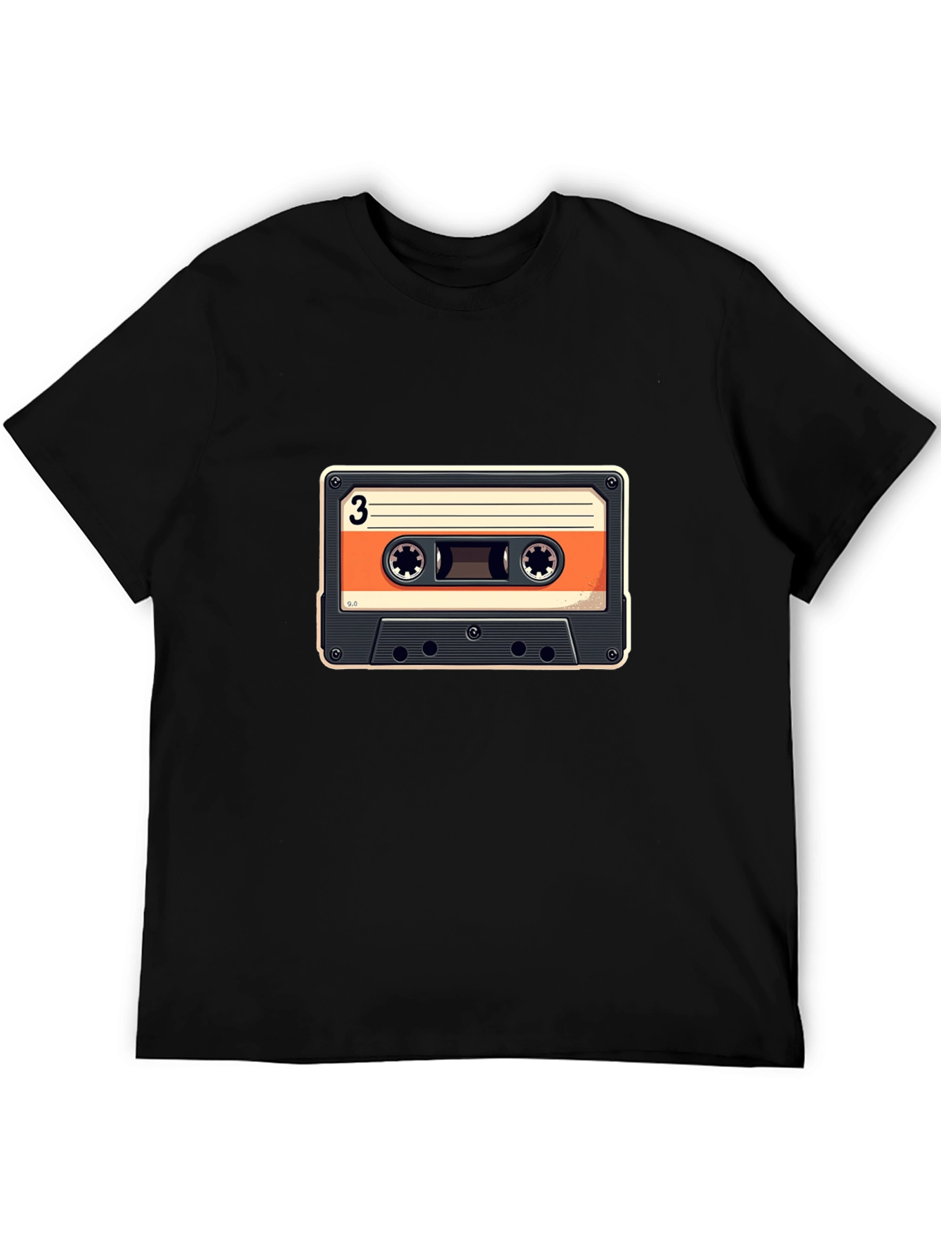 Retro Cassette Tape Graphic T-Shirt