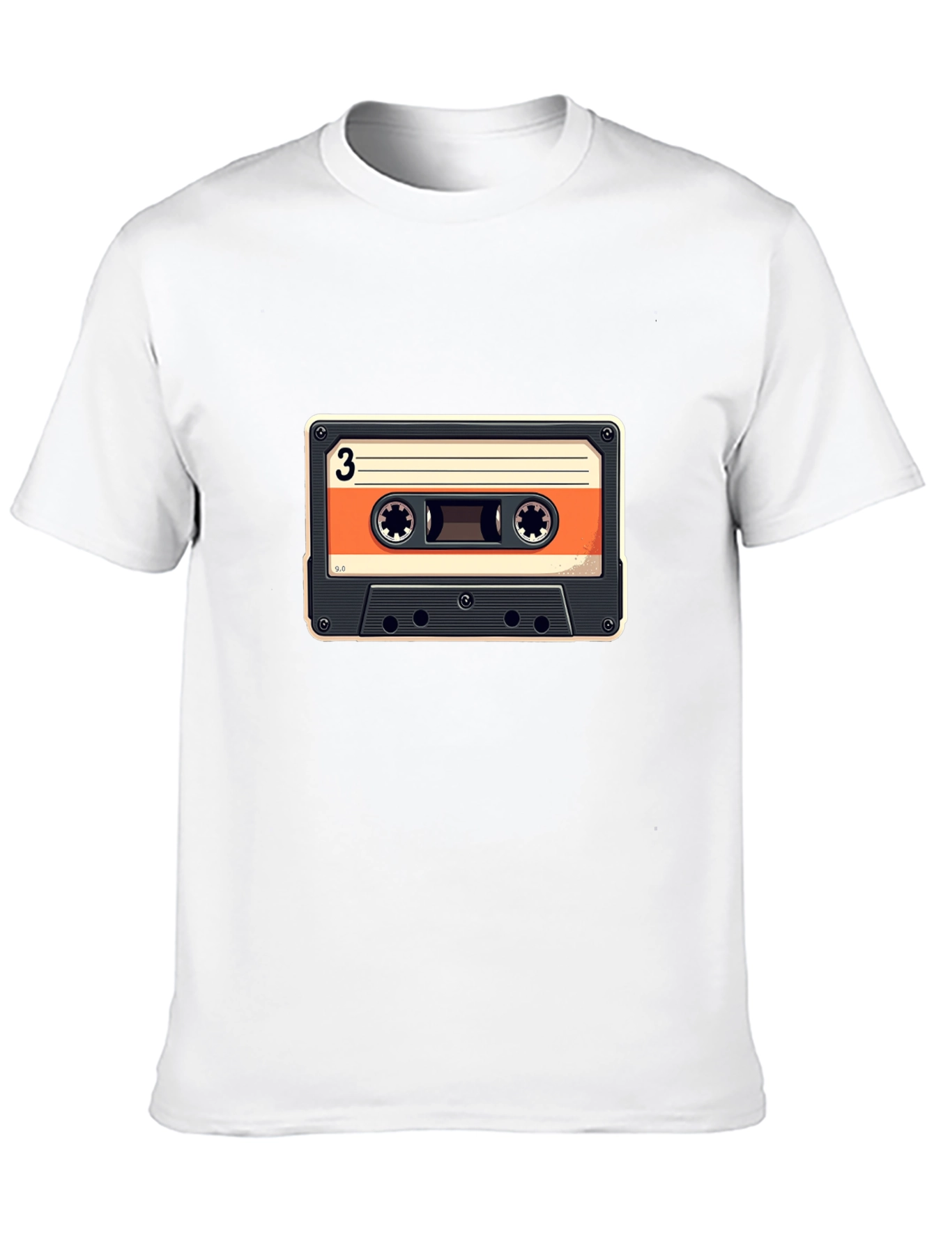 Retro Cassette Tape Graphic T-Shirt