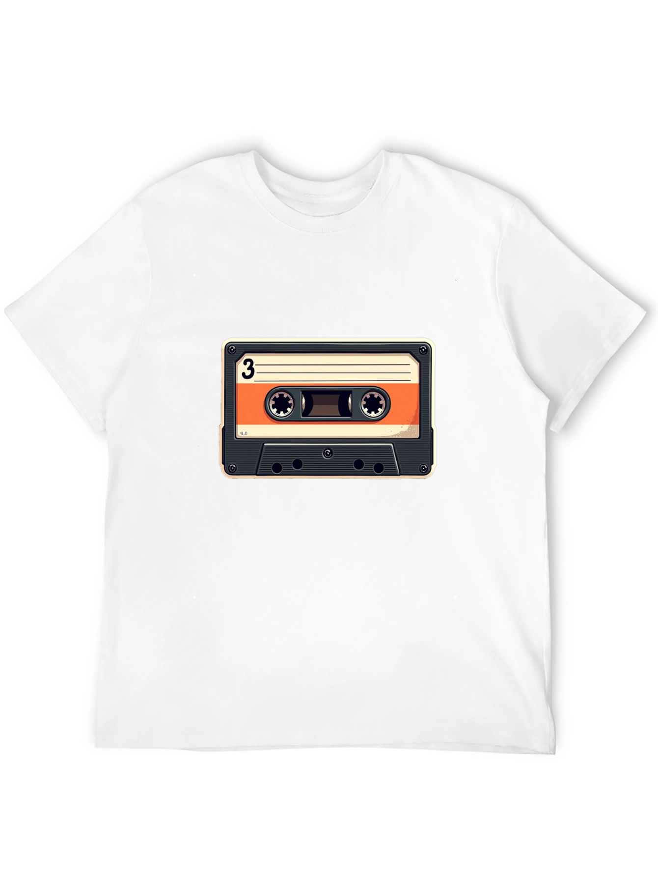 Retro Cassette Tape Graphic T-Shirt