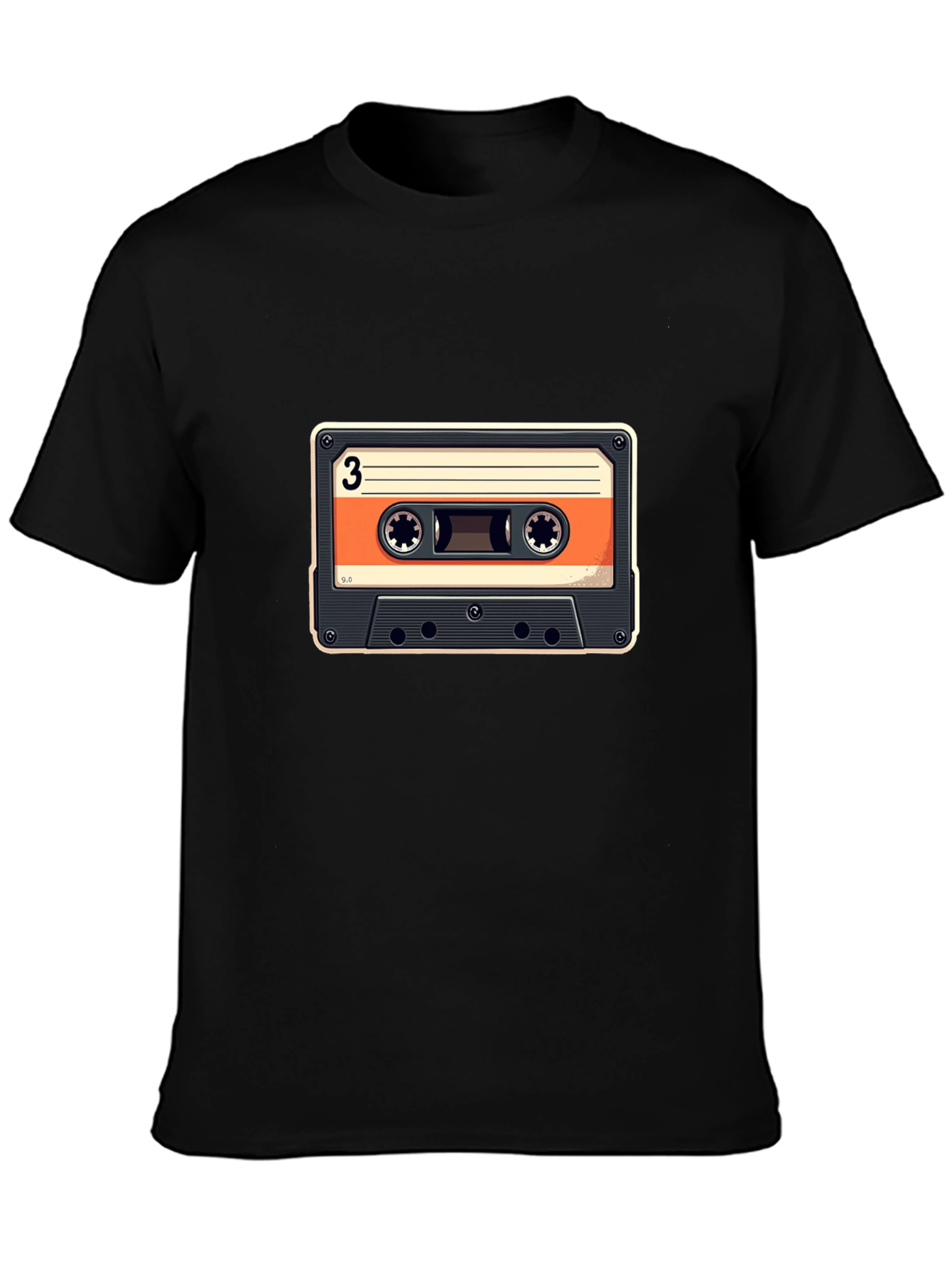 Retro Cassette Tape Graphic T-Shirt