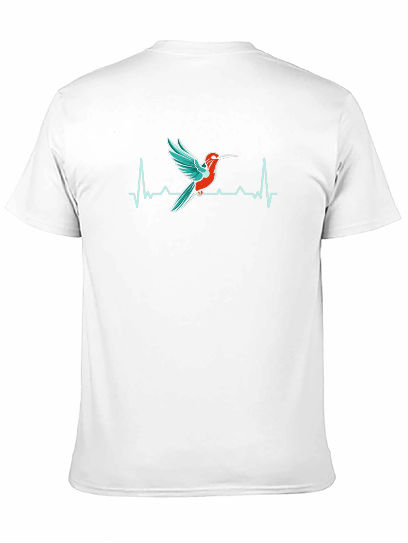 Hummingbird Heartbeat T-Shirt - Black