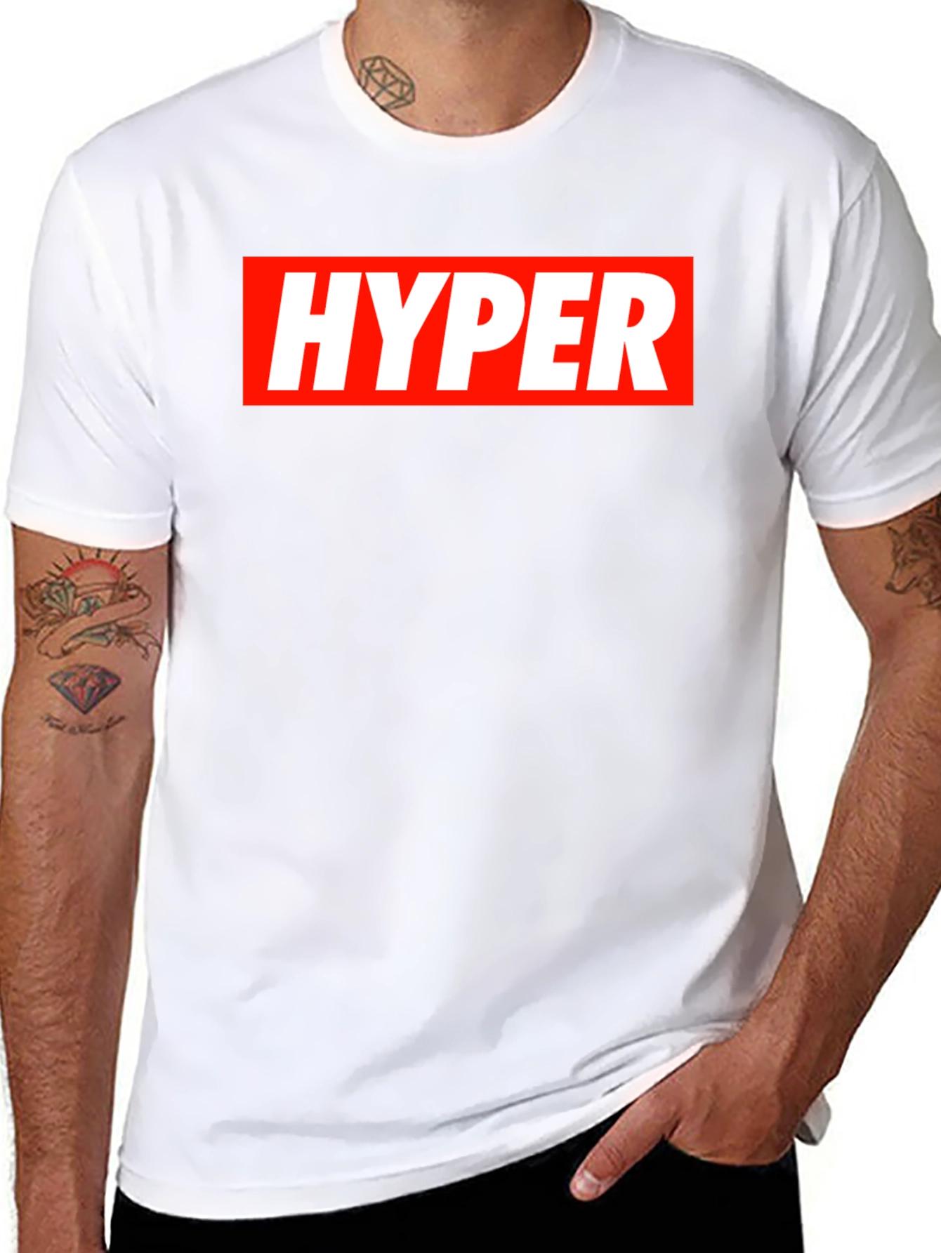Hyper Graphic Tee - Bold Streetwear Style
