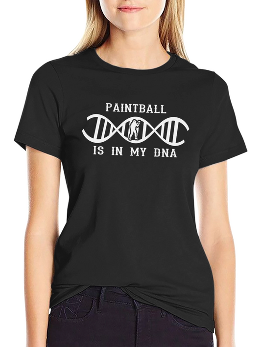 Paintball DNA T-Shirt - Black Unique Design