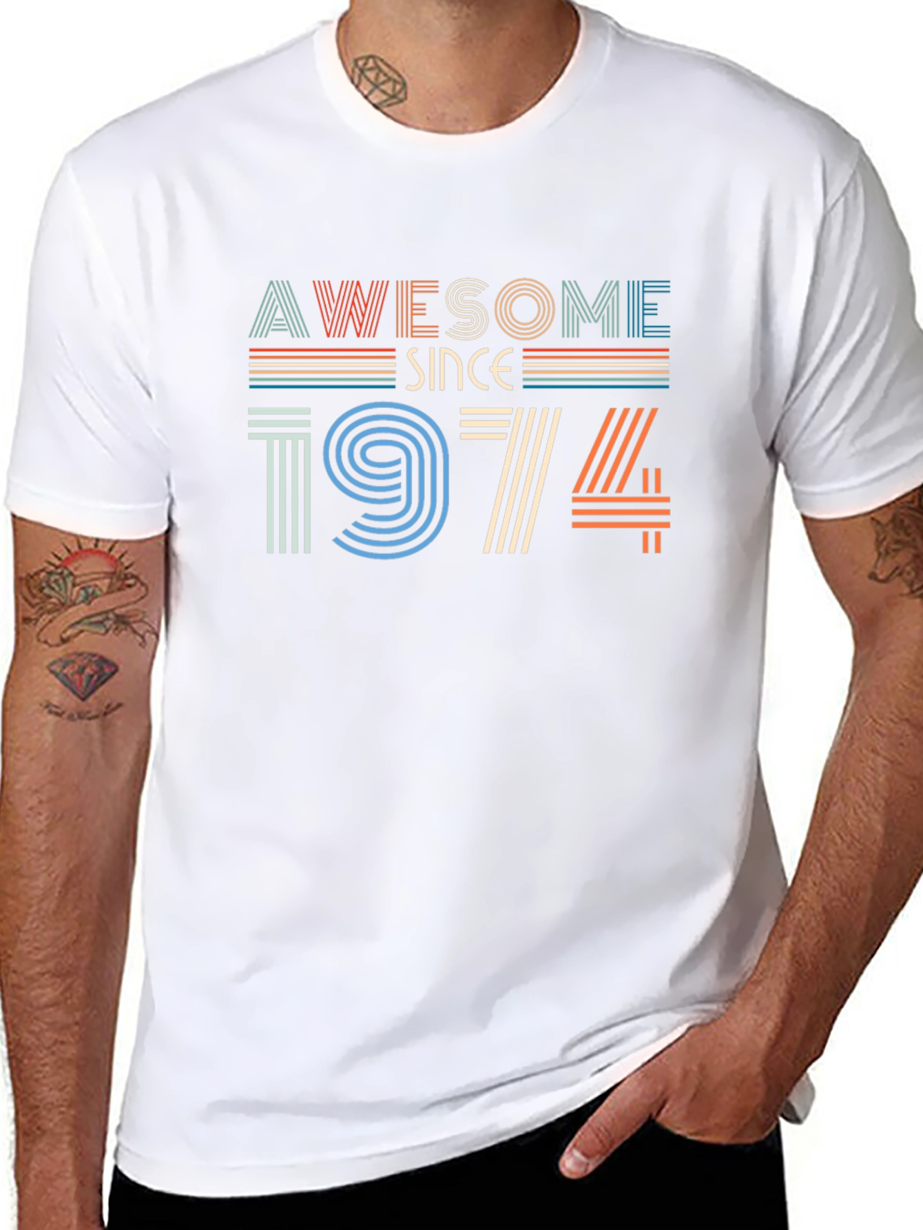 Awesome Since 1974 Graphic T-Shirt
