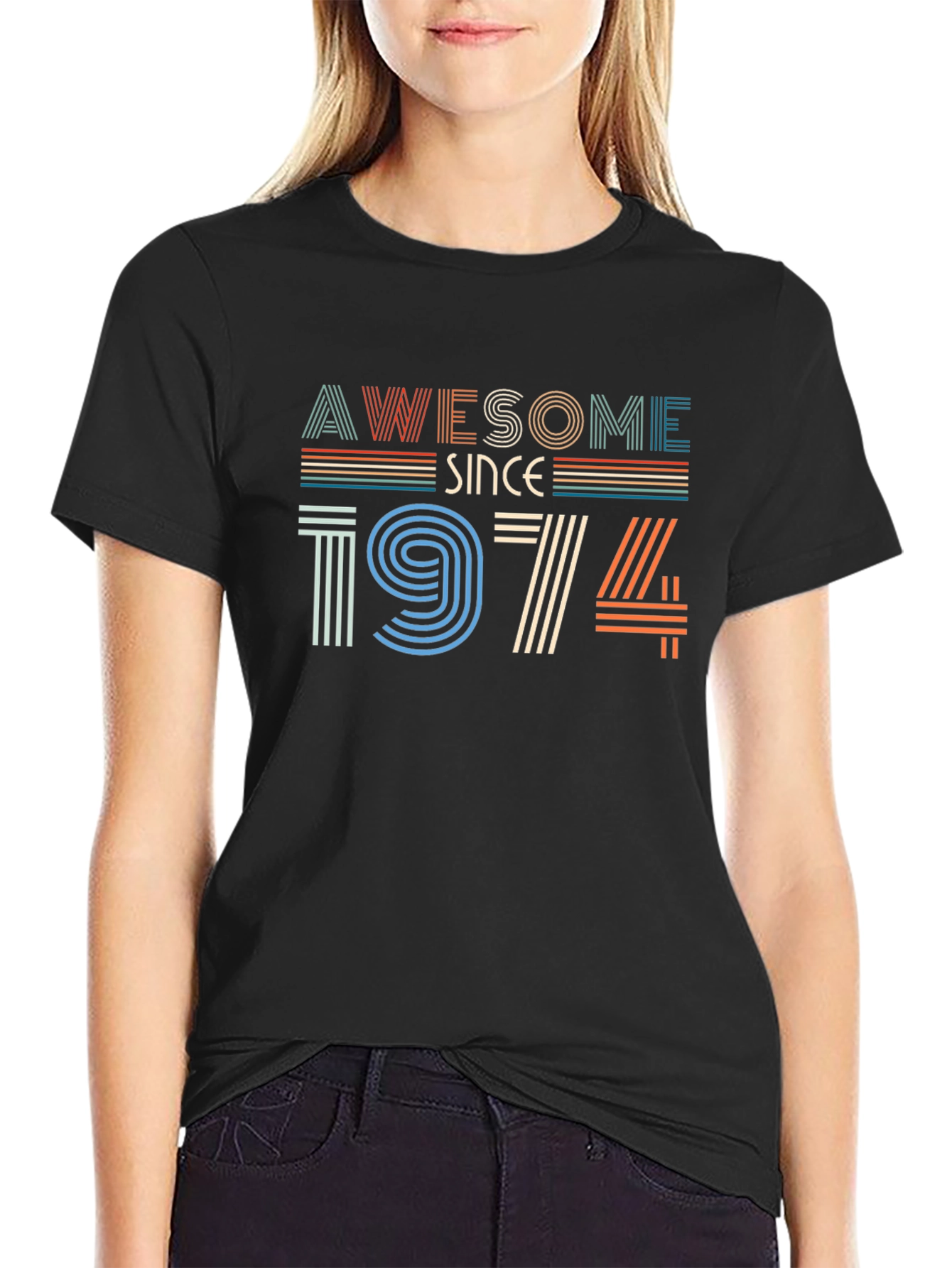 Awesome Since 1974 Graphic T-Shirt