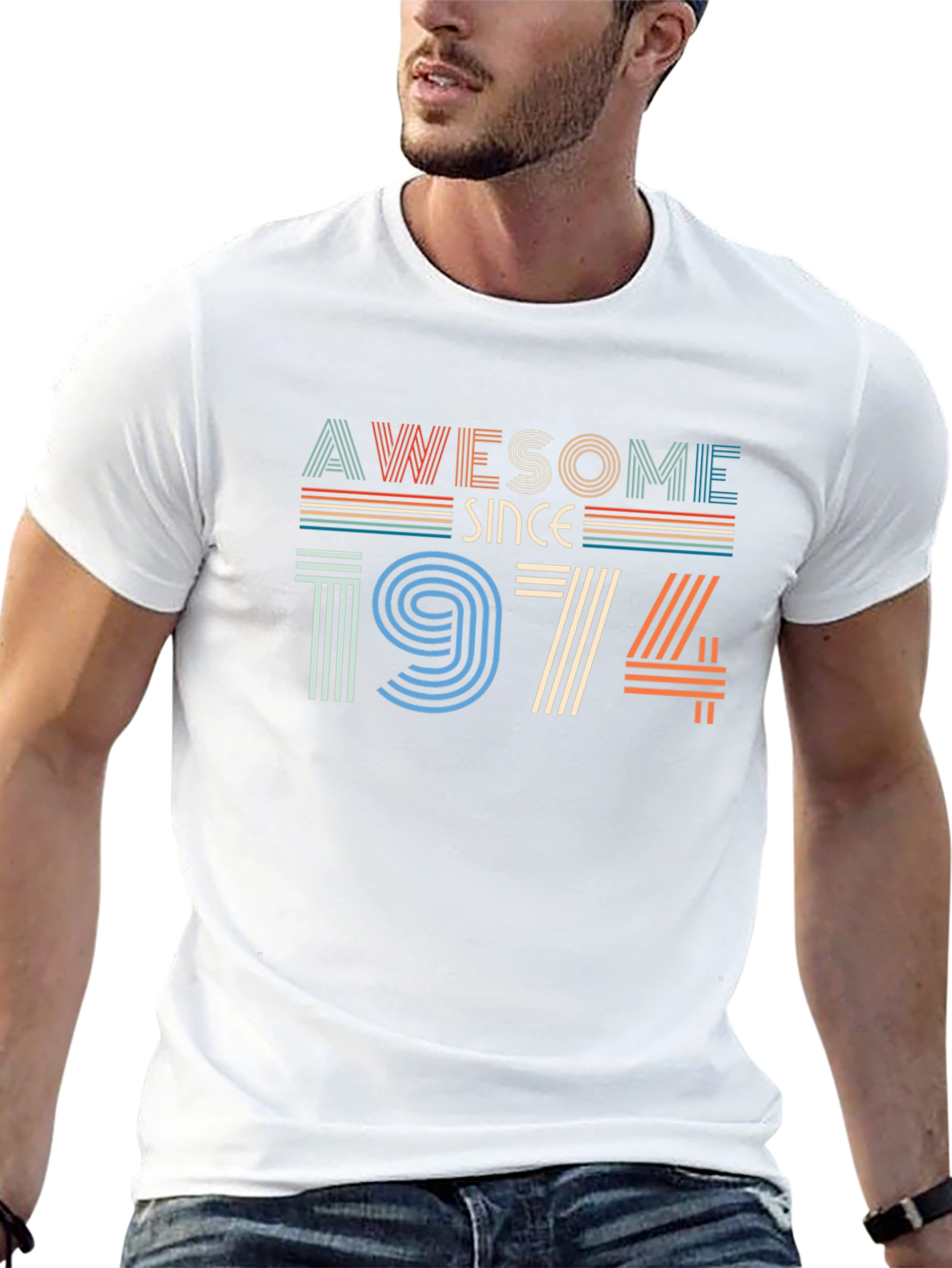 Awesome Since 1974 Graphic T-Shirt
