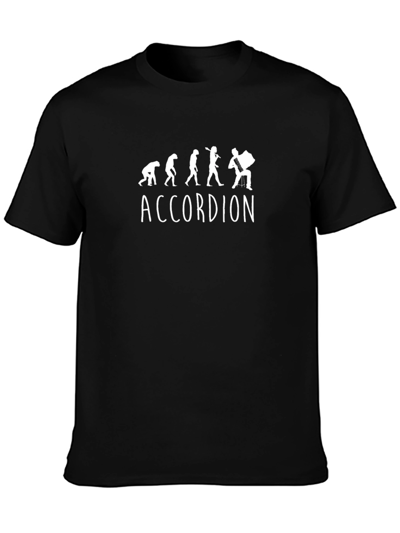 Accordion Evolution Graphic T-Shirt