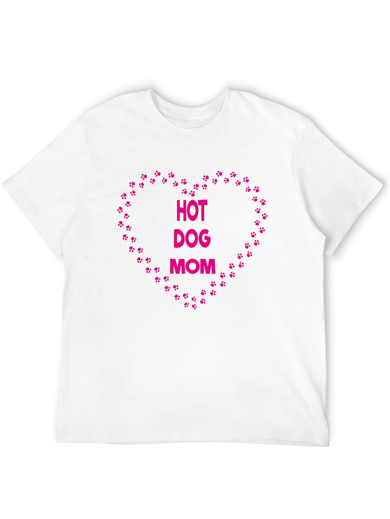 Hot Dog Mom T-Shirt – Cute Dog Lover Graphic Tee Gift
