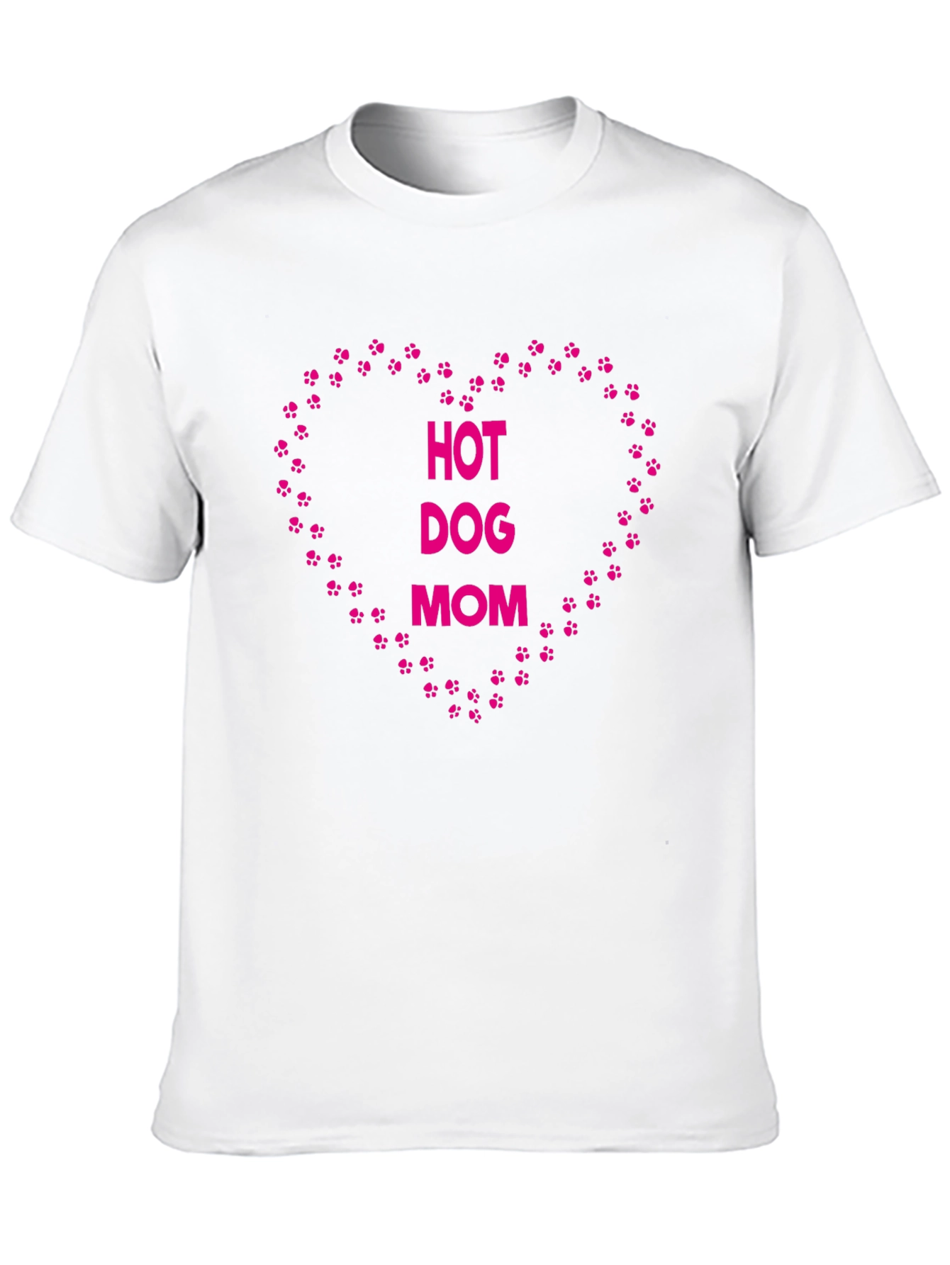 Hot Dog Mom T-Shirt – Cute Dog Lover Graphic Tee Gift