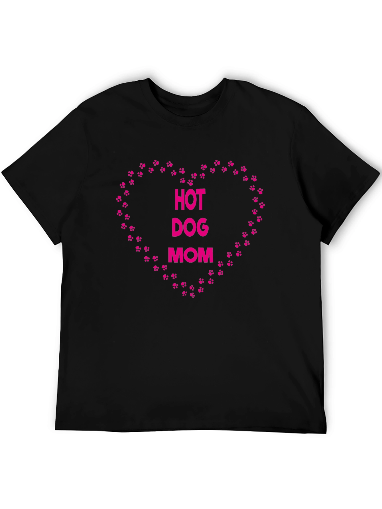 Hot Dog Mom T-Shirt – Cute Dog Lover Graphic Tee Gift