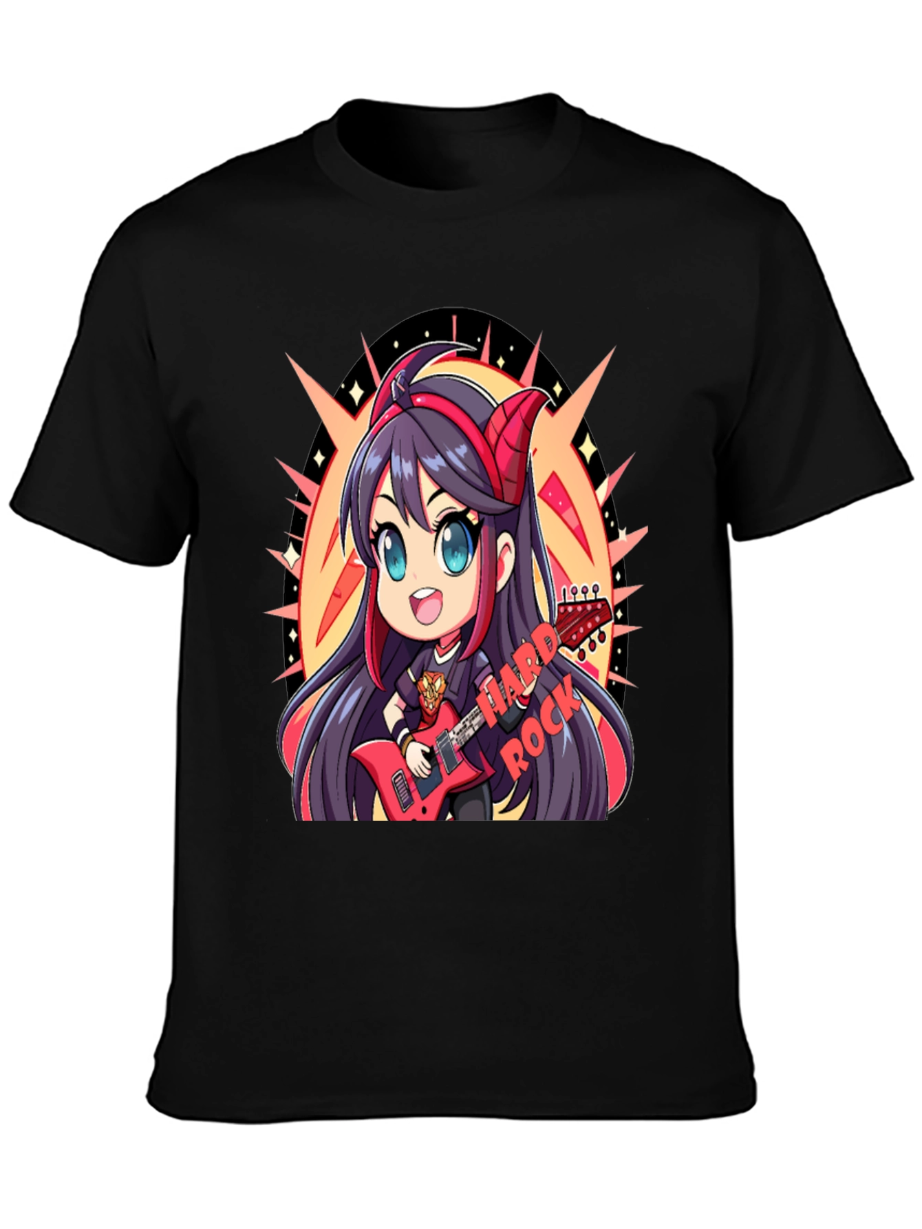 Hard Rock Anime Girl T-Shirt