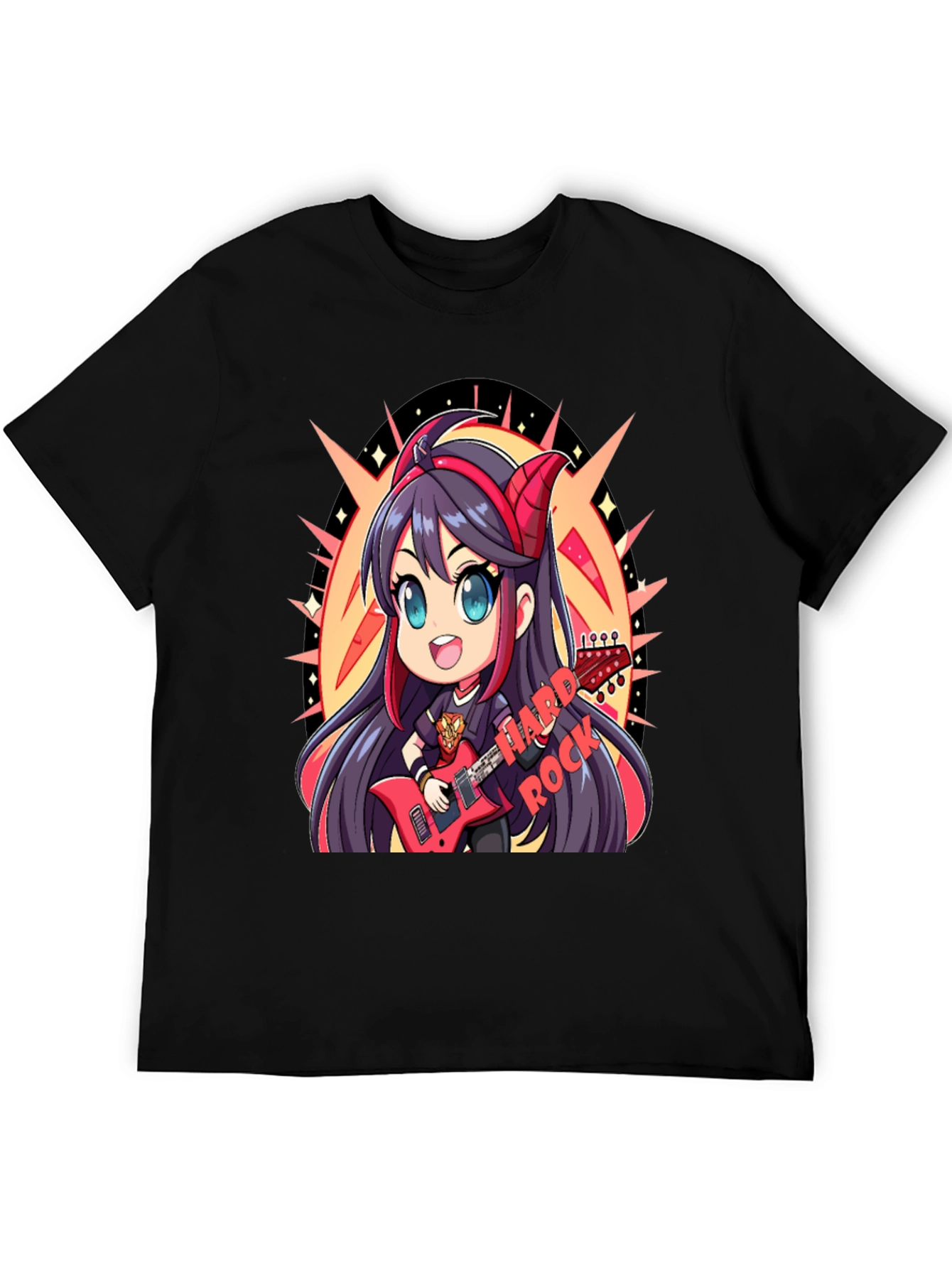 Hard Rock Anime Girl T-Shirt