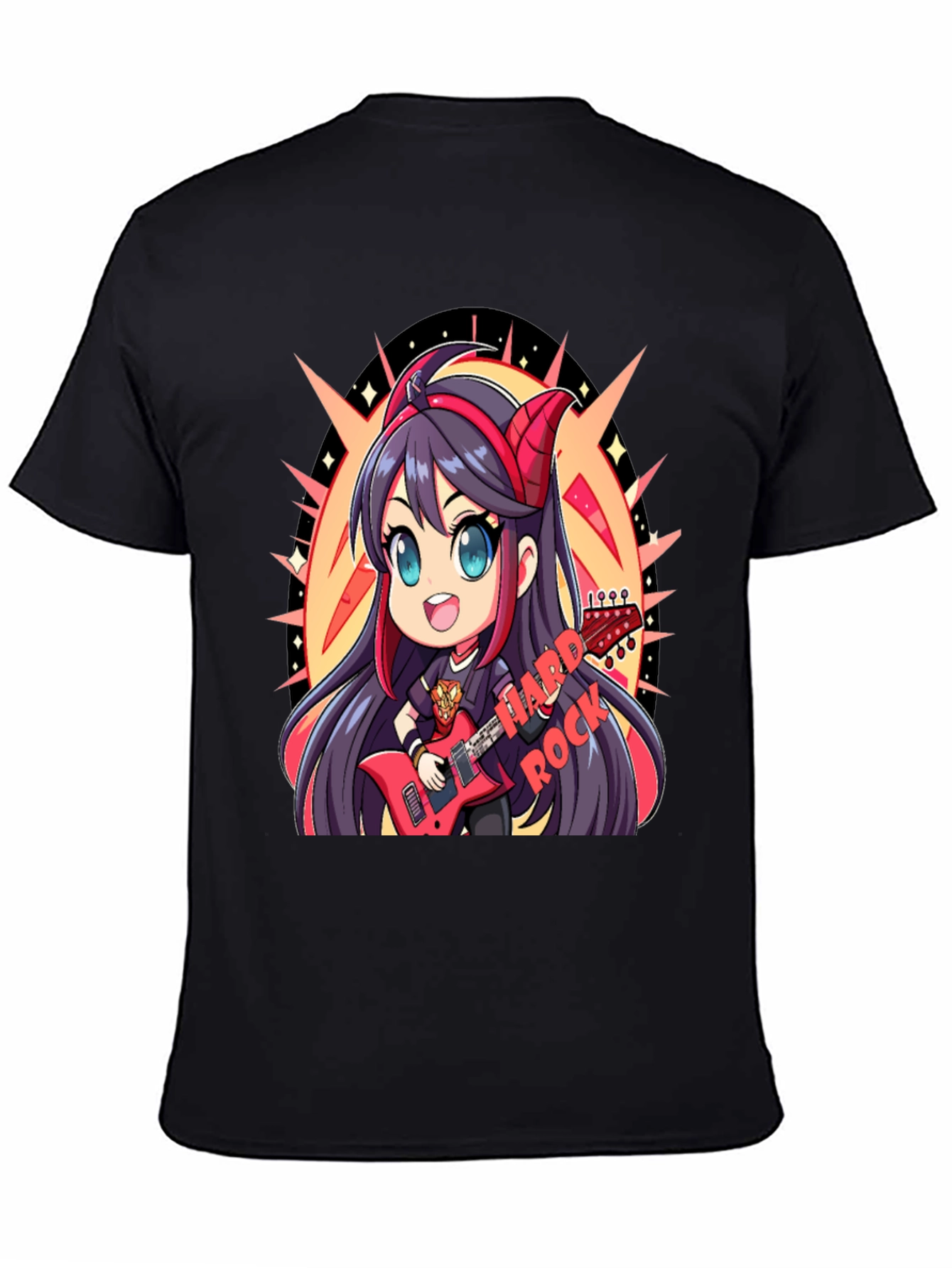 Hard Rock Anime Girl T-Shirt