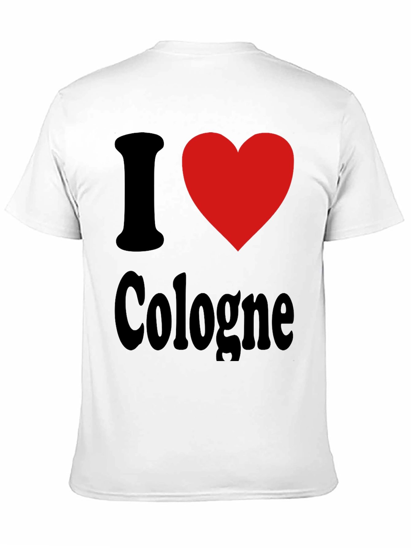 I Love Cologne Graphic Tee - Black