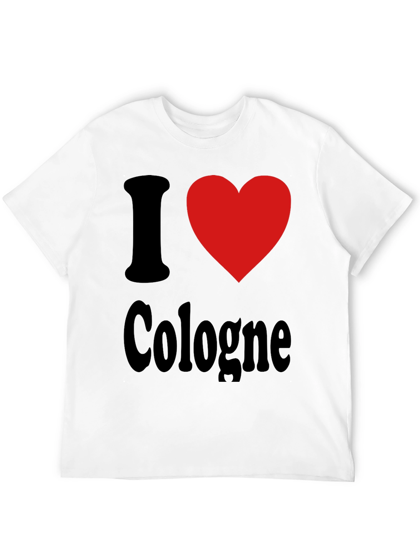 I Love Cologne Graphic Tee - Black
