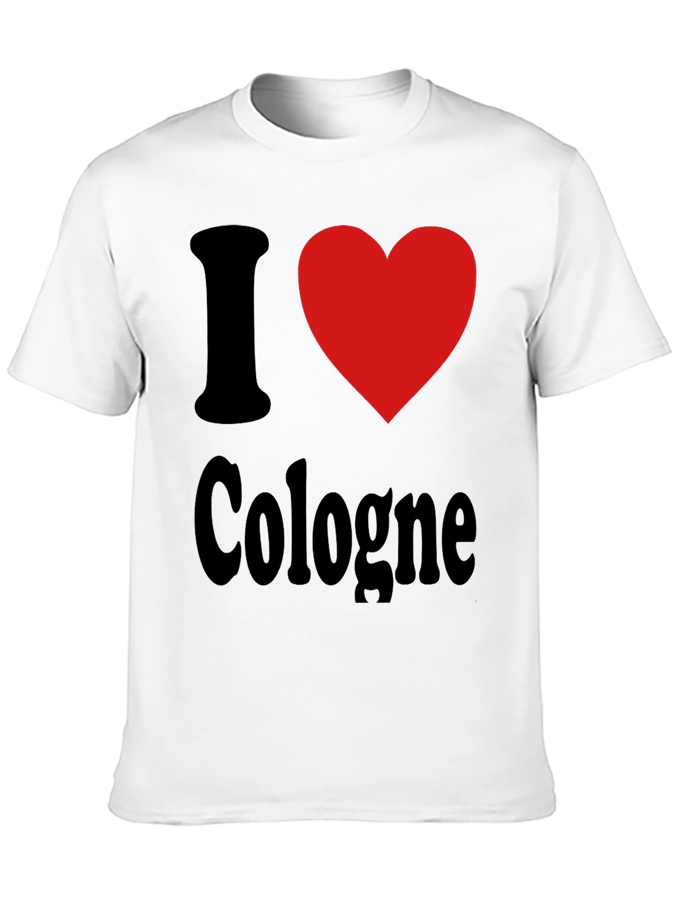 I Love Cologne Graphic Tee - Black
