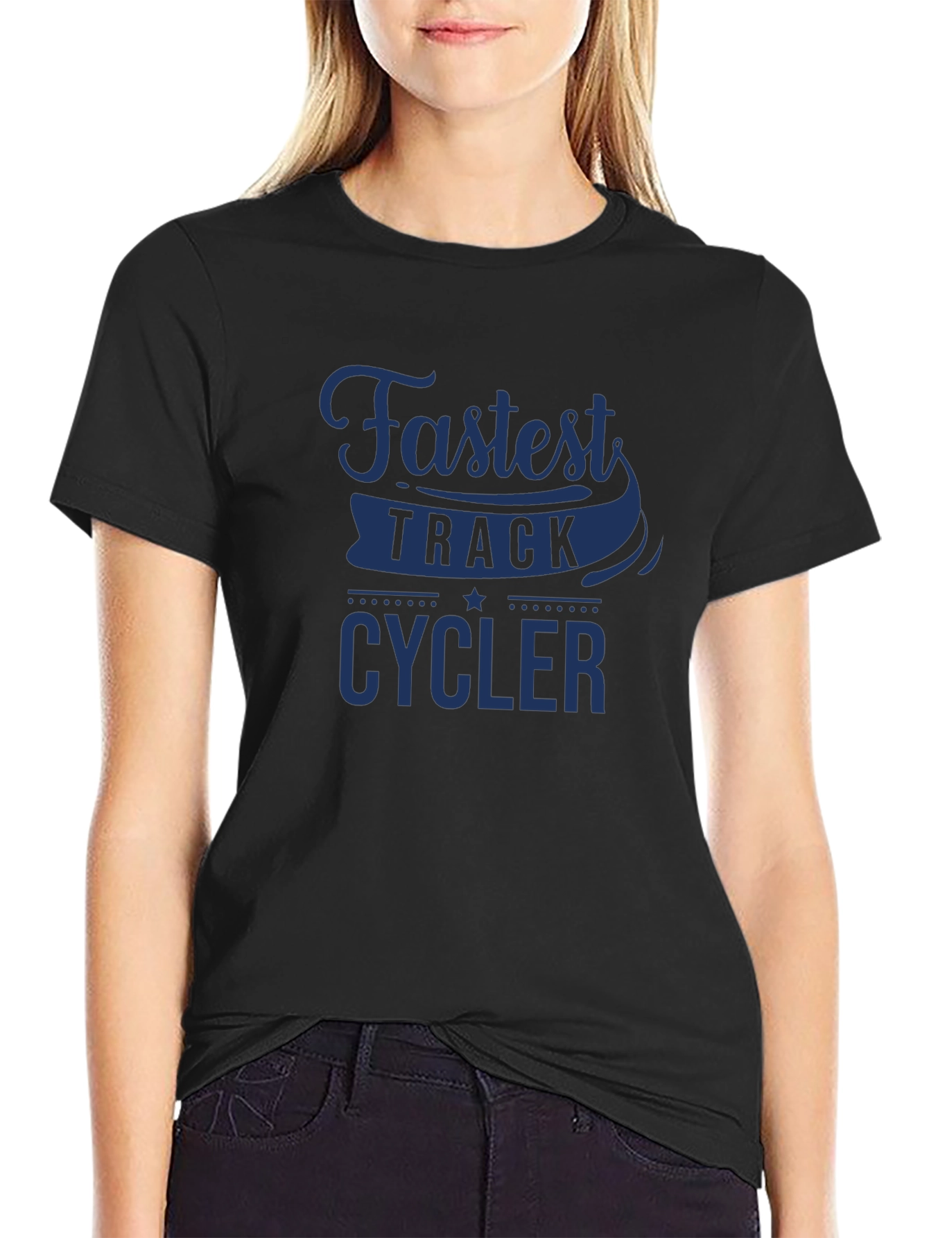 Fastest Track Cycler Graphic T-Shirt