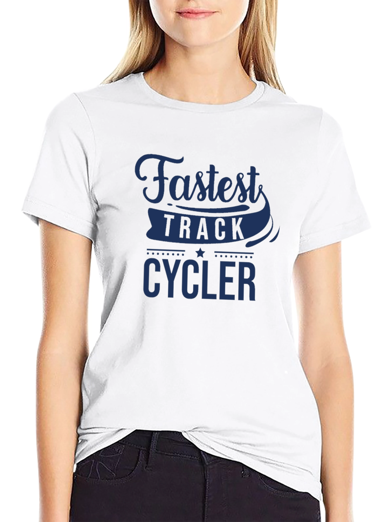 Fastest Track Cycler Graphic T-Shirt