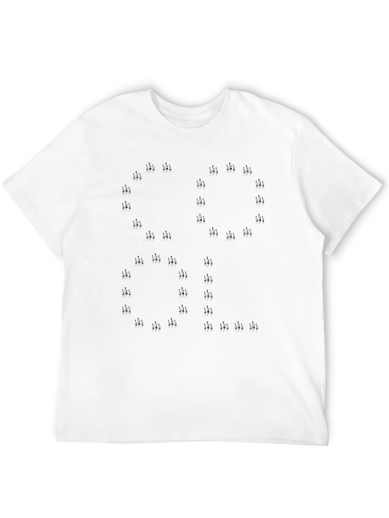 Skull Silhouette T-Shirt - Soft Cotton Tee