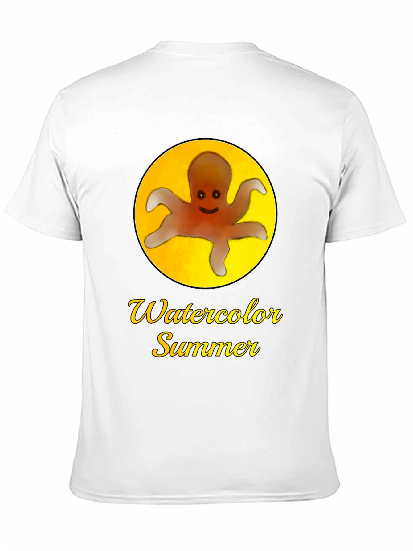Watercolor Summer Octopus T-Shirt
