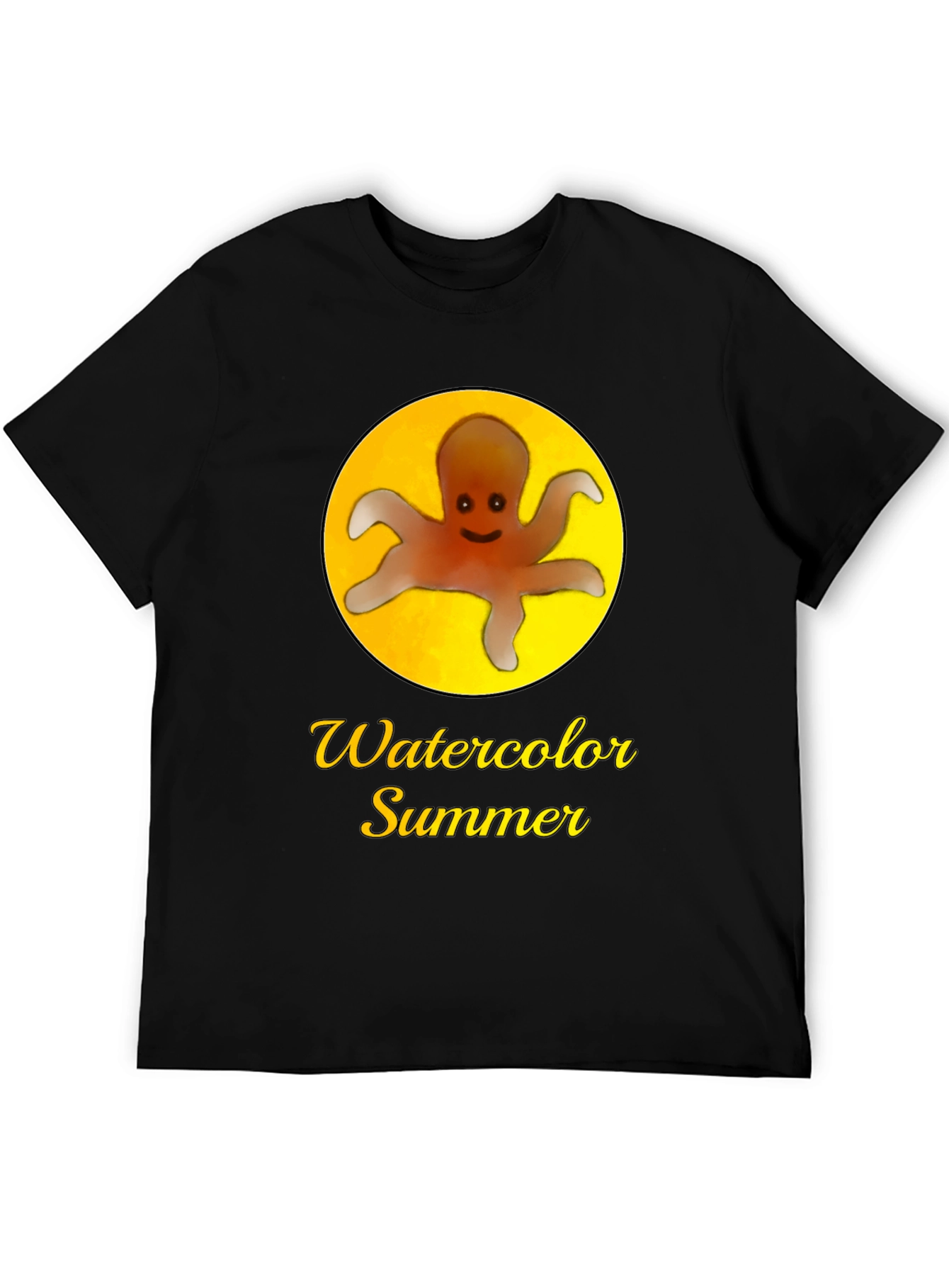 Watercolor Summer Octopus T-Shirt
