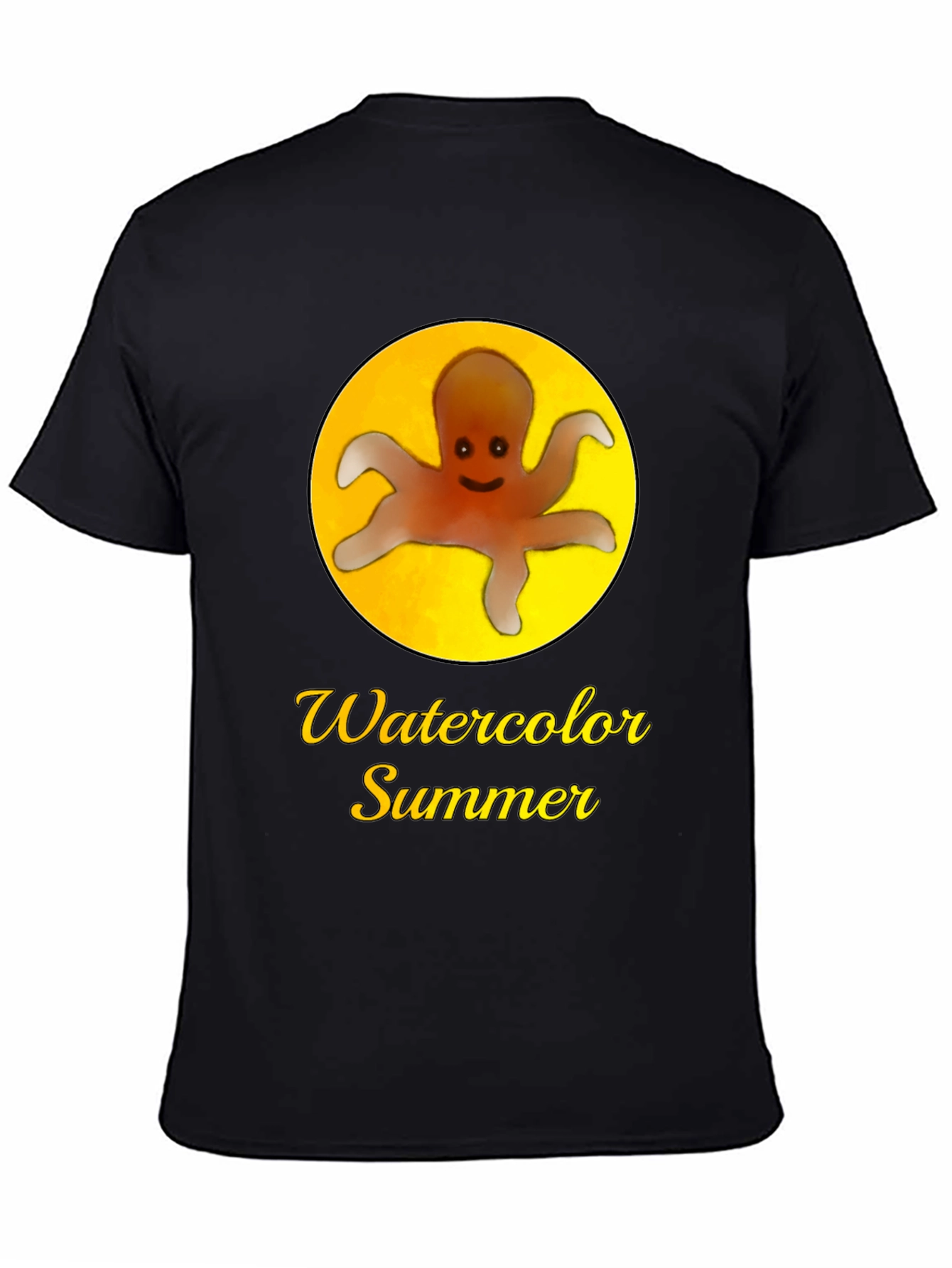 Watercolor Summer Octopus T-Shirt