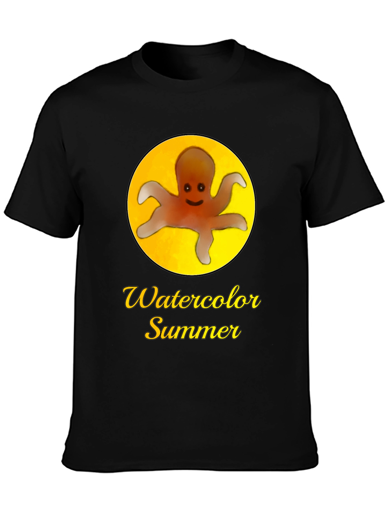 Watercolor Summer Octopus T-Shirt