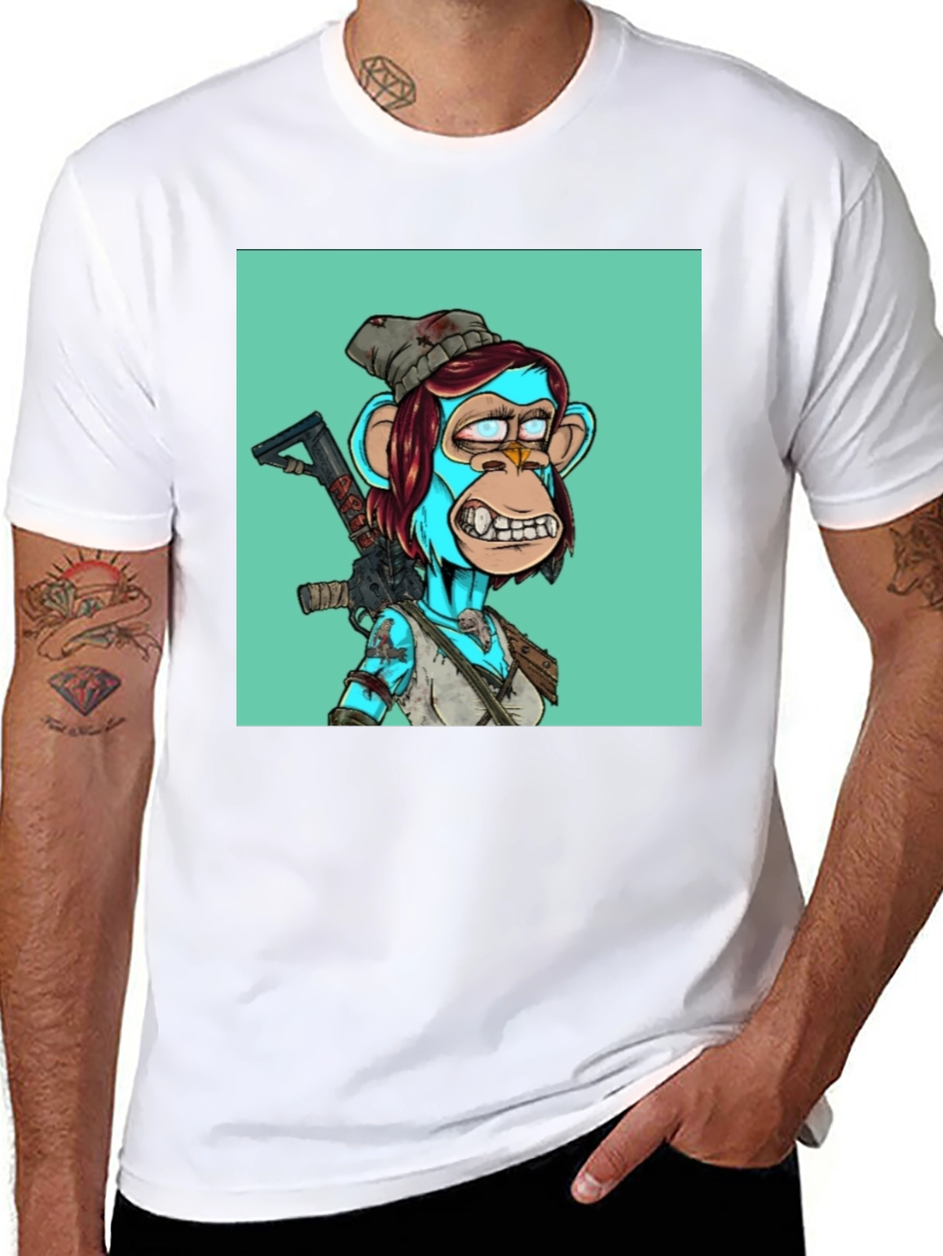 Bored Ape Punk Graphic Tee