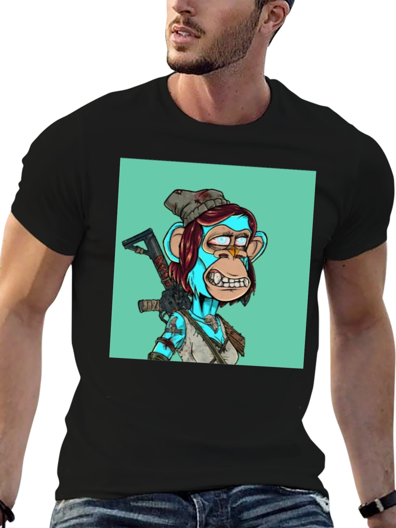 Bored Ape Punk Graphic Tee