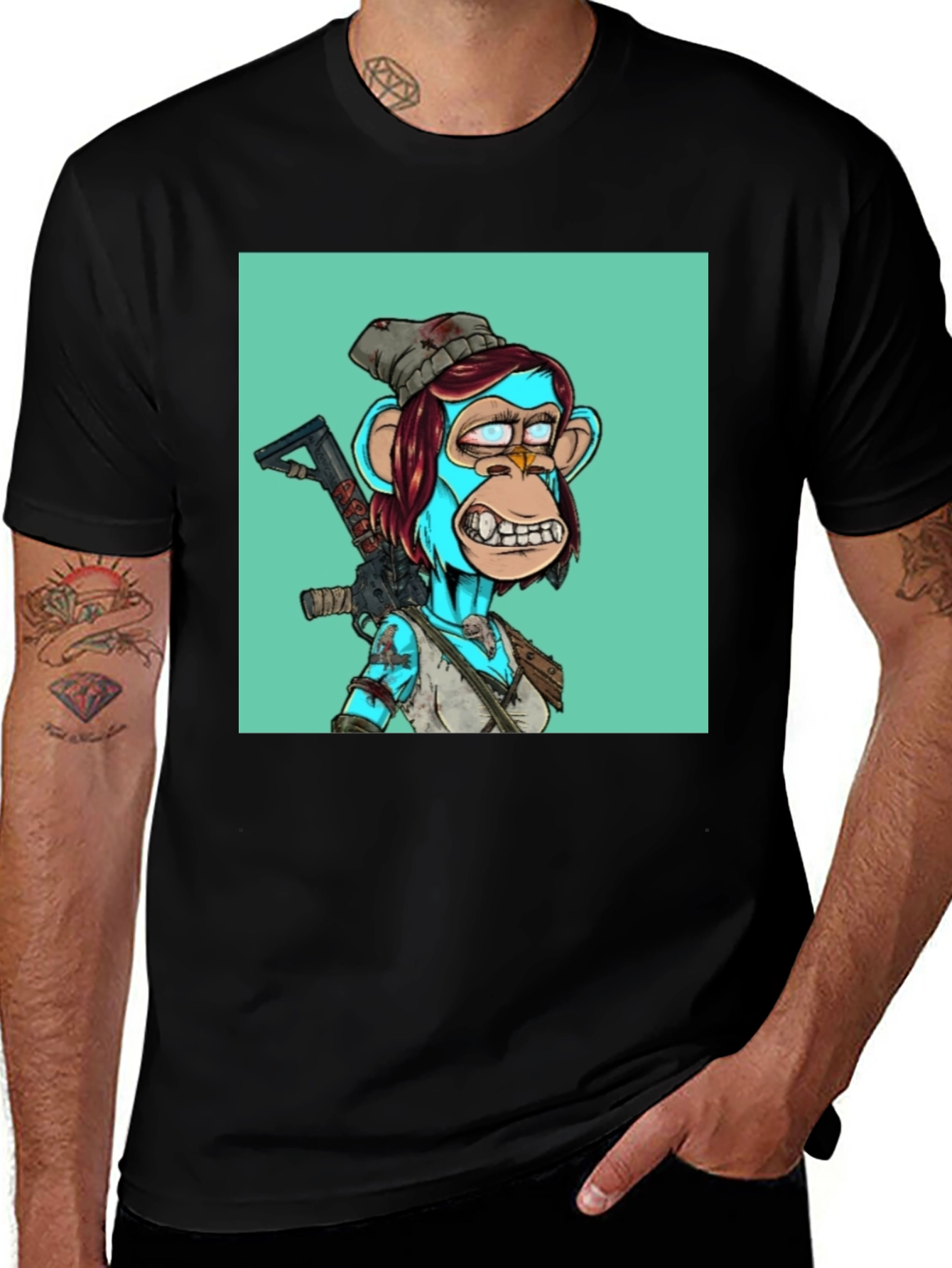 Bored Ape Punk Graphic Tee