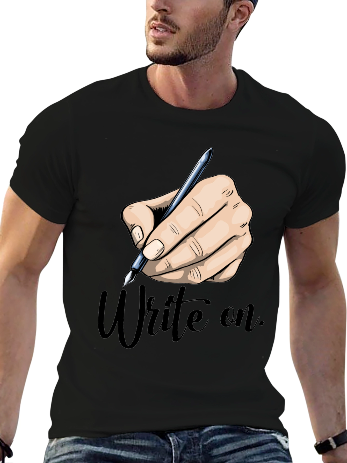 Write On Graphic Tee - Express Yourself!