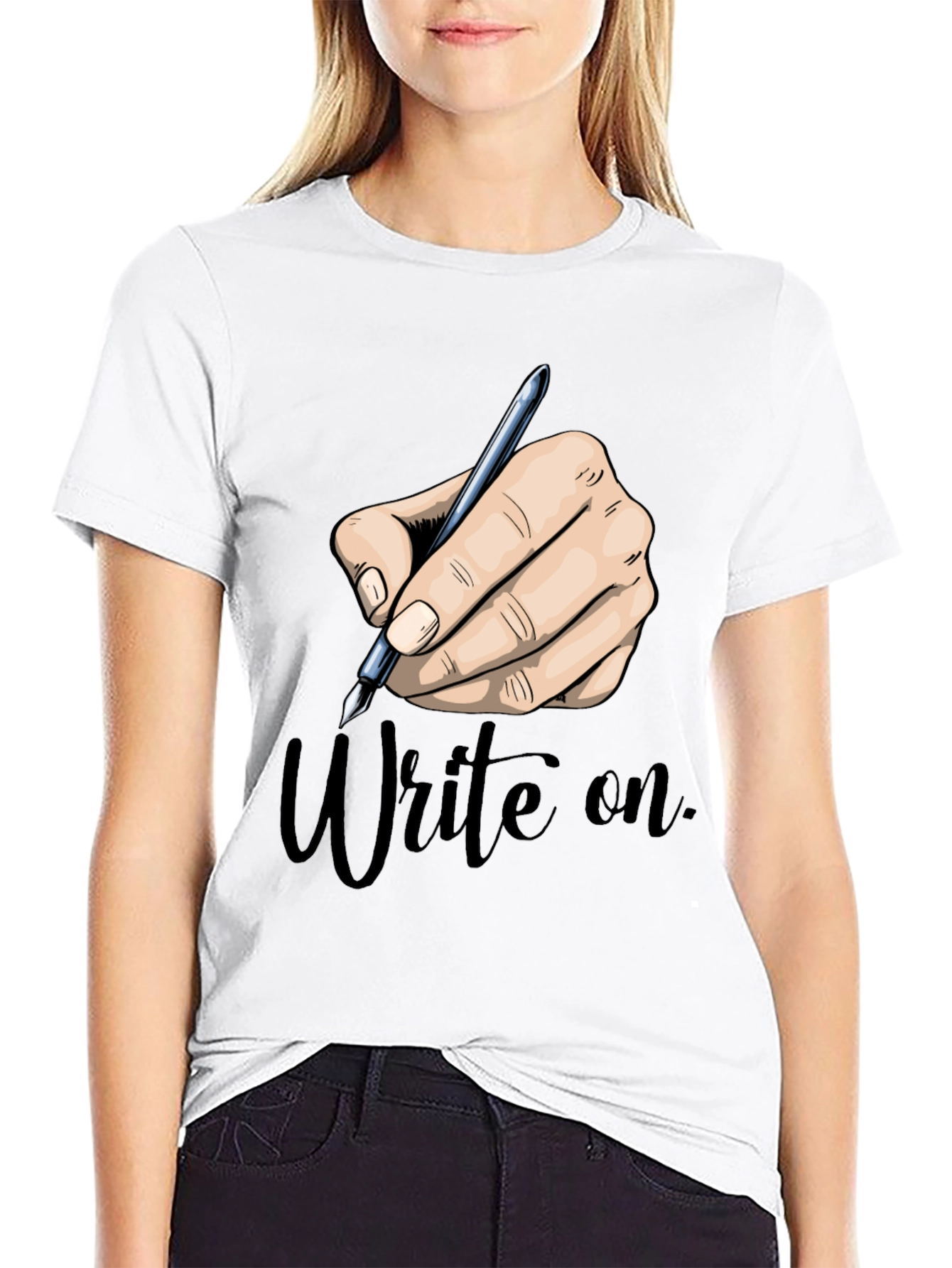 Write On Graphic Tee - Express Yourself!