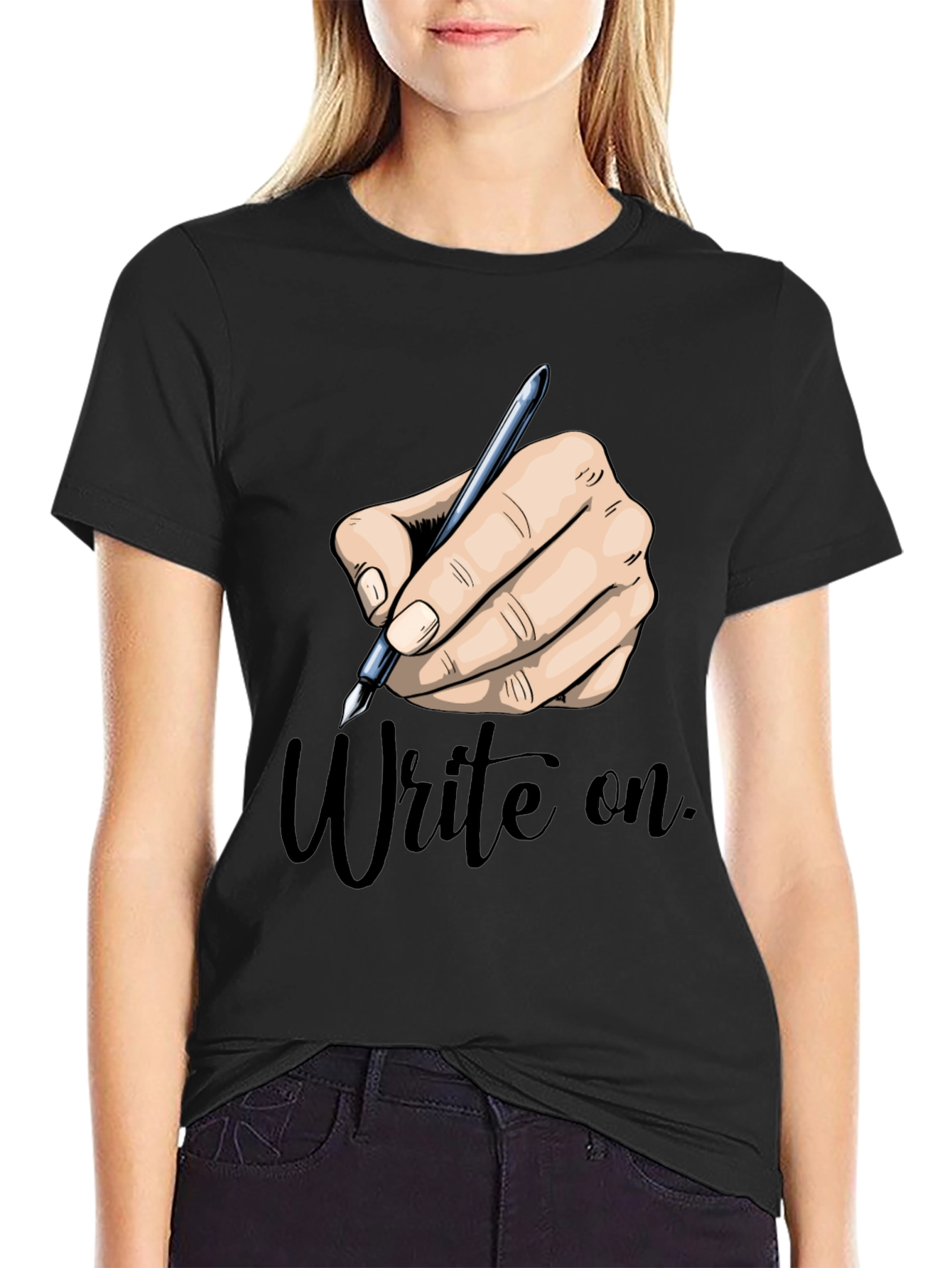 Write On Graphic Tee - Express Yourself!