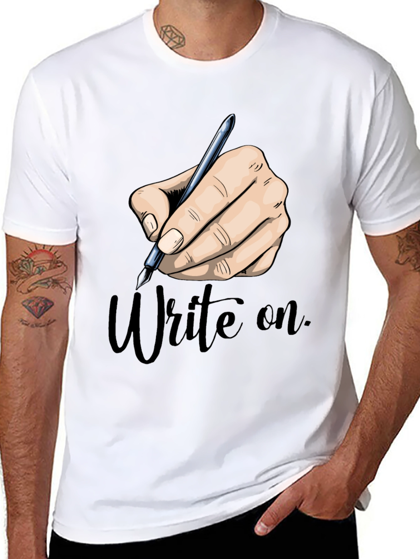 Write On Graphic Tee - Express Yourself!