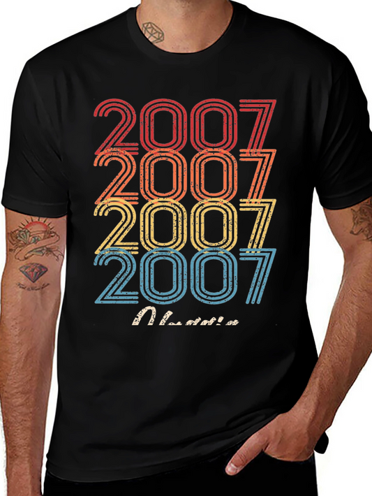 Vintage 2007 Classic Birthday T-Shirt