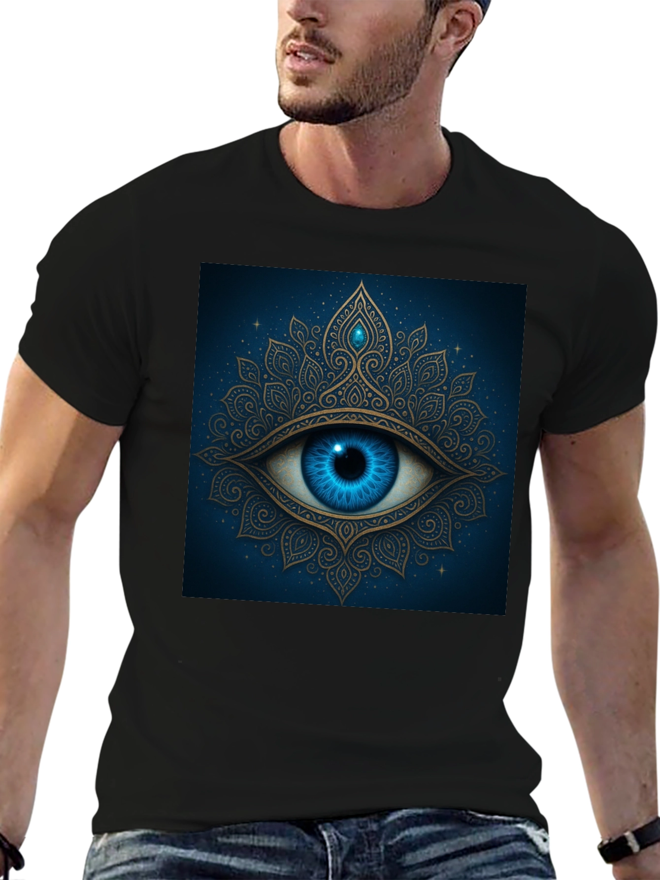 Mystic Eye Graphic Tee - All Seeing Eye Shirt