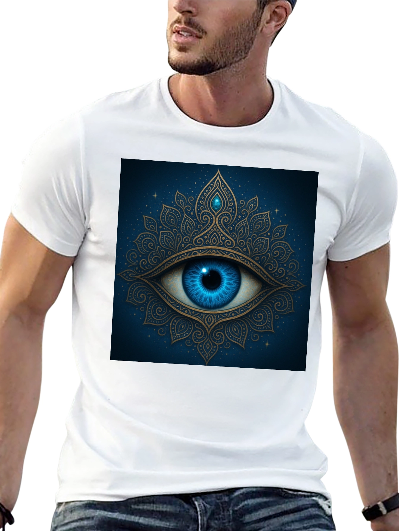 Mystic Eye Graphic Tee - All Seeing Eye Shirt