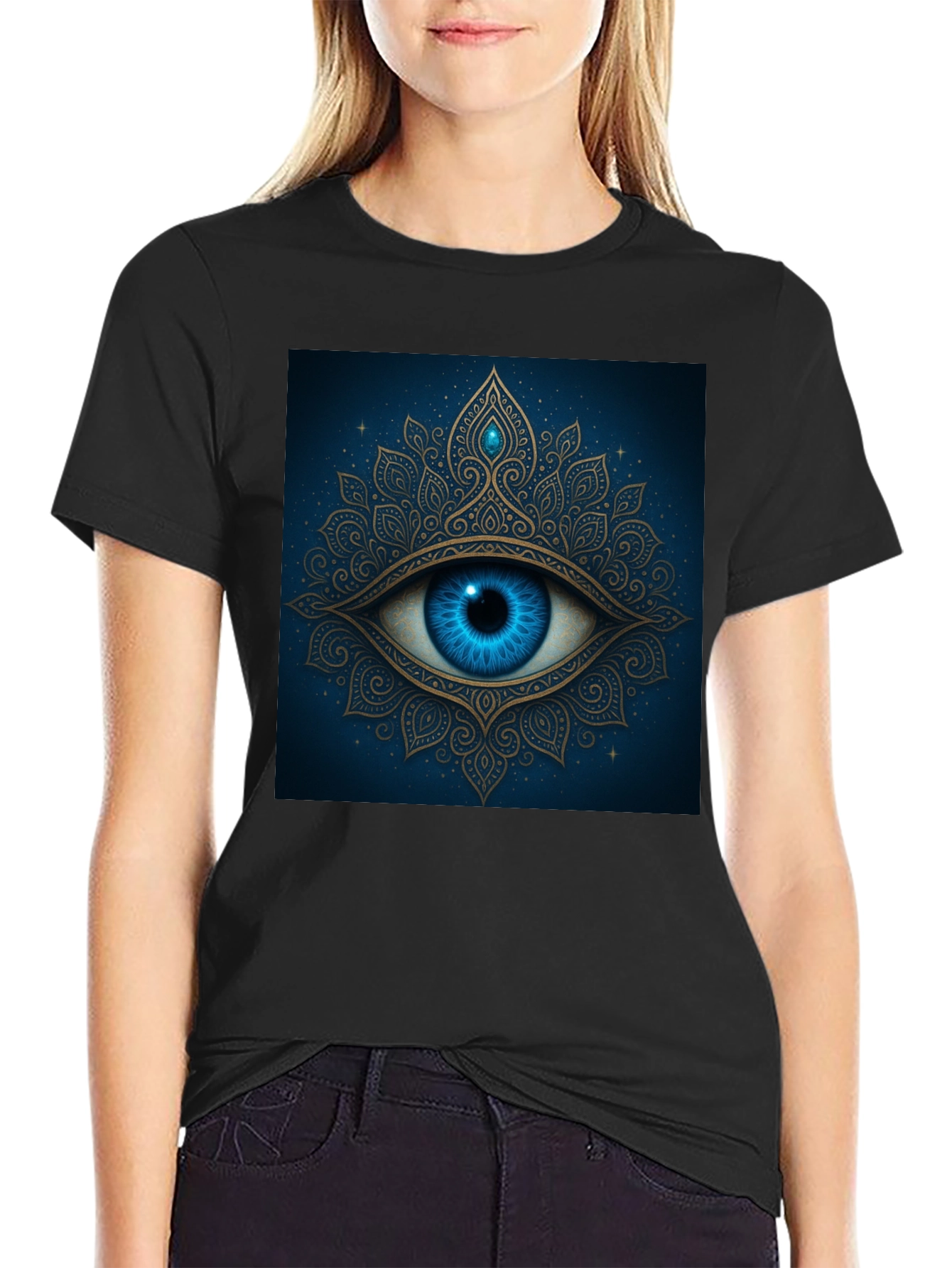 Mystic Eye Graphic Tee - All Seeing Eye Shirt