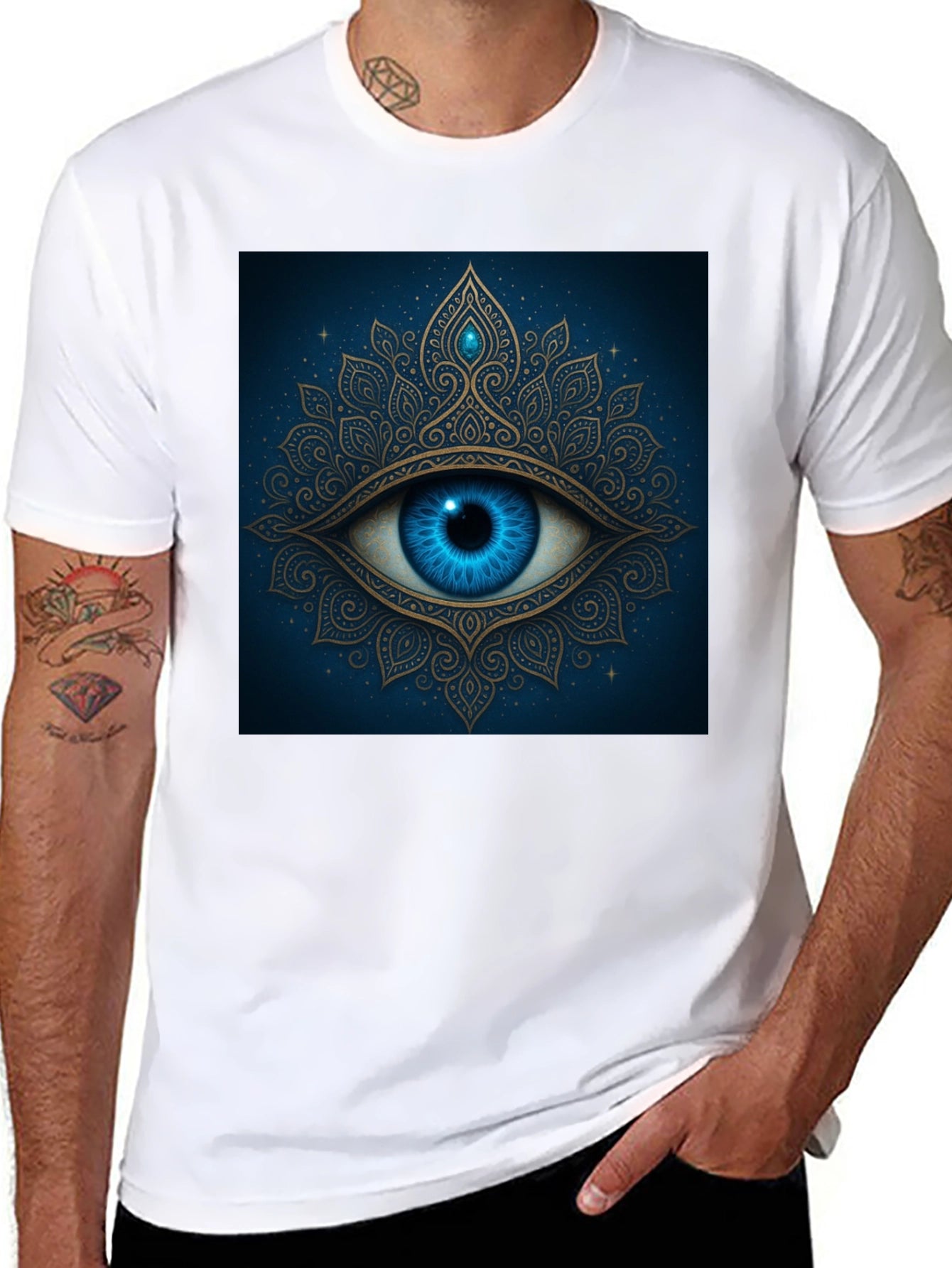 Mystic Eye Graphic Tee - All Seeing Eye Shirt