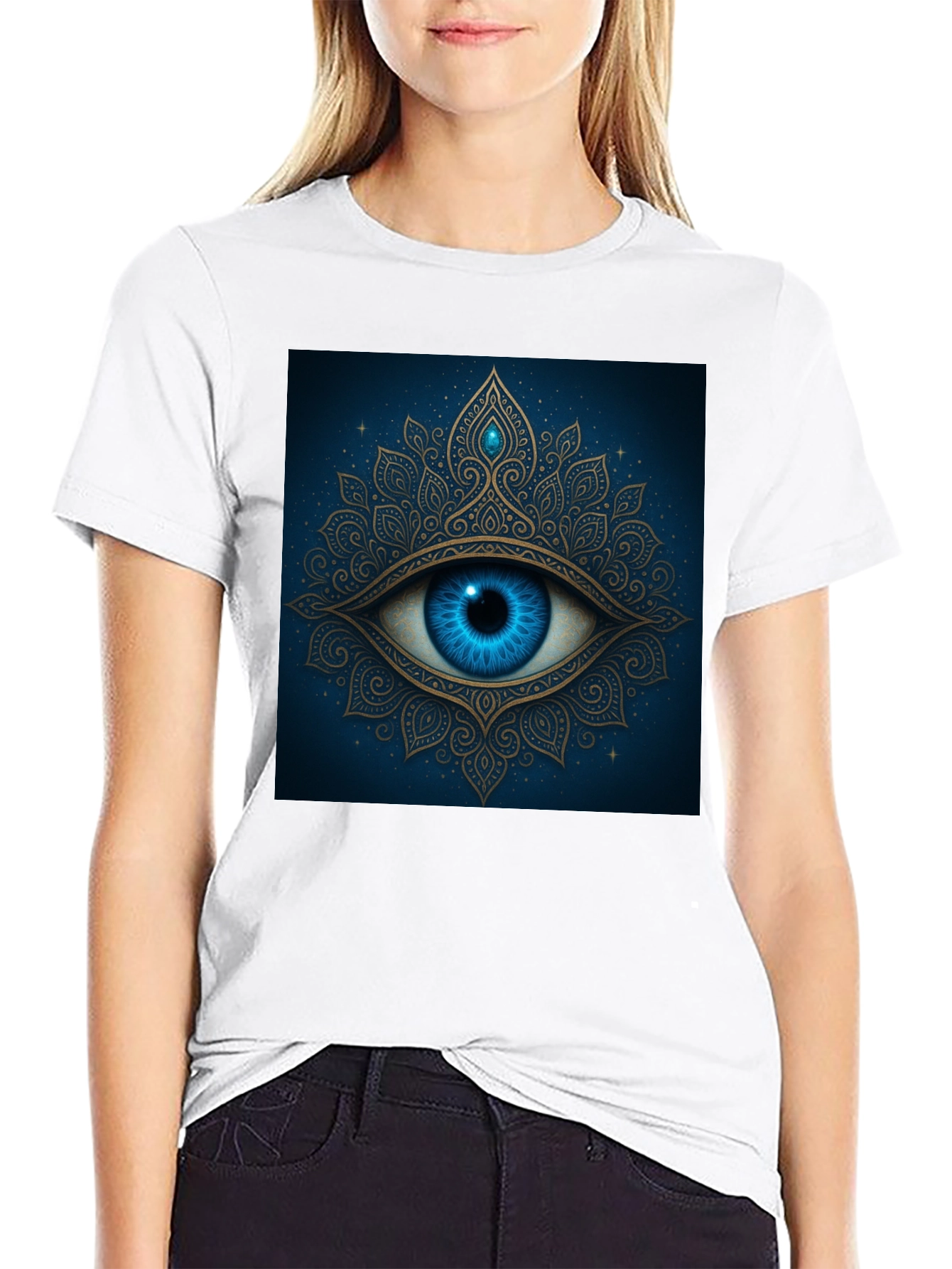Mystic Eye Graphic Tee - All Seeing Eye Shirt