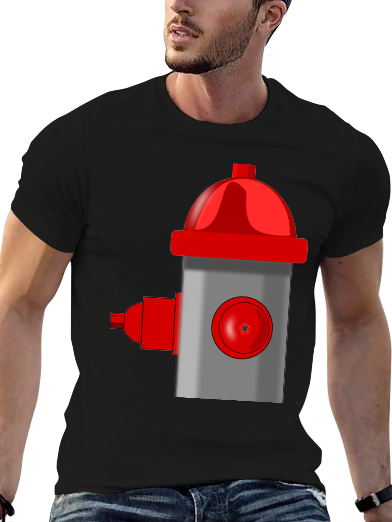 Fire Hydrant Graphic Tee - Bold Statement