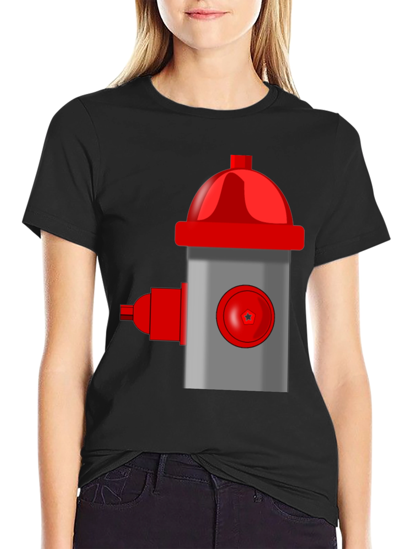 Fire Hydrant Graphic Tee - Bold Statement