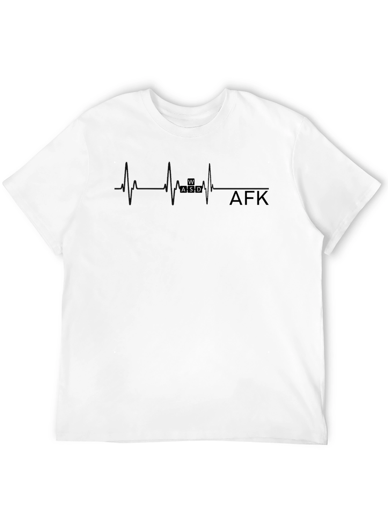 Gaming AFK T-Shirt - Black Crew Neck Tee