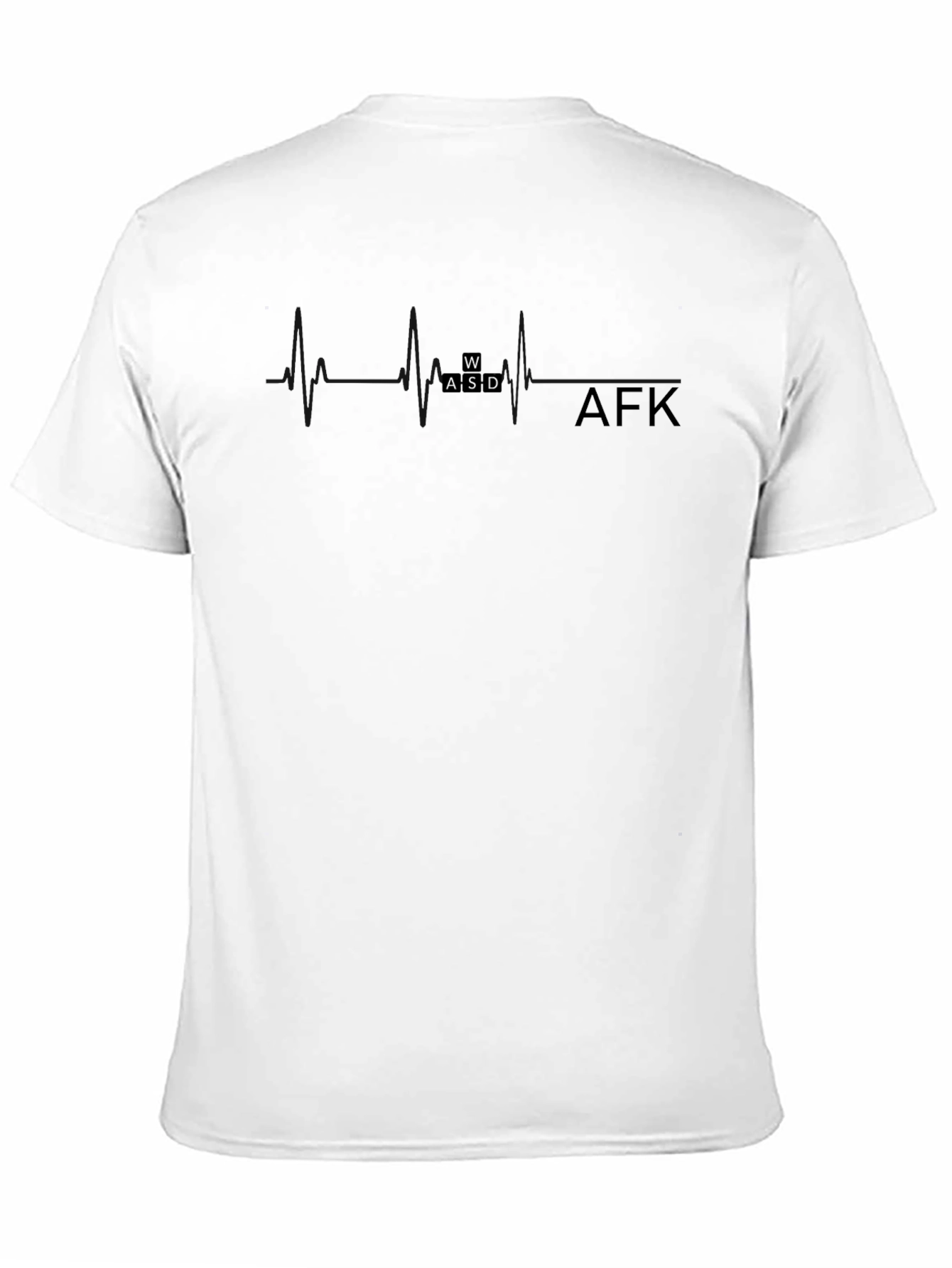 Gaming AFK T-Shirt - Black Crew Neck Tee