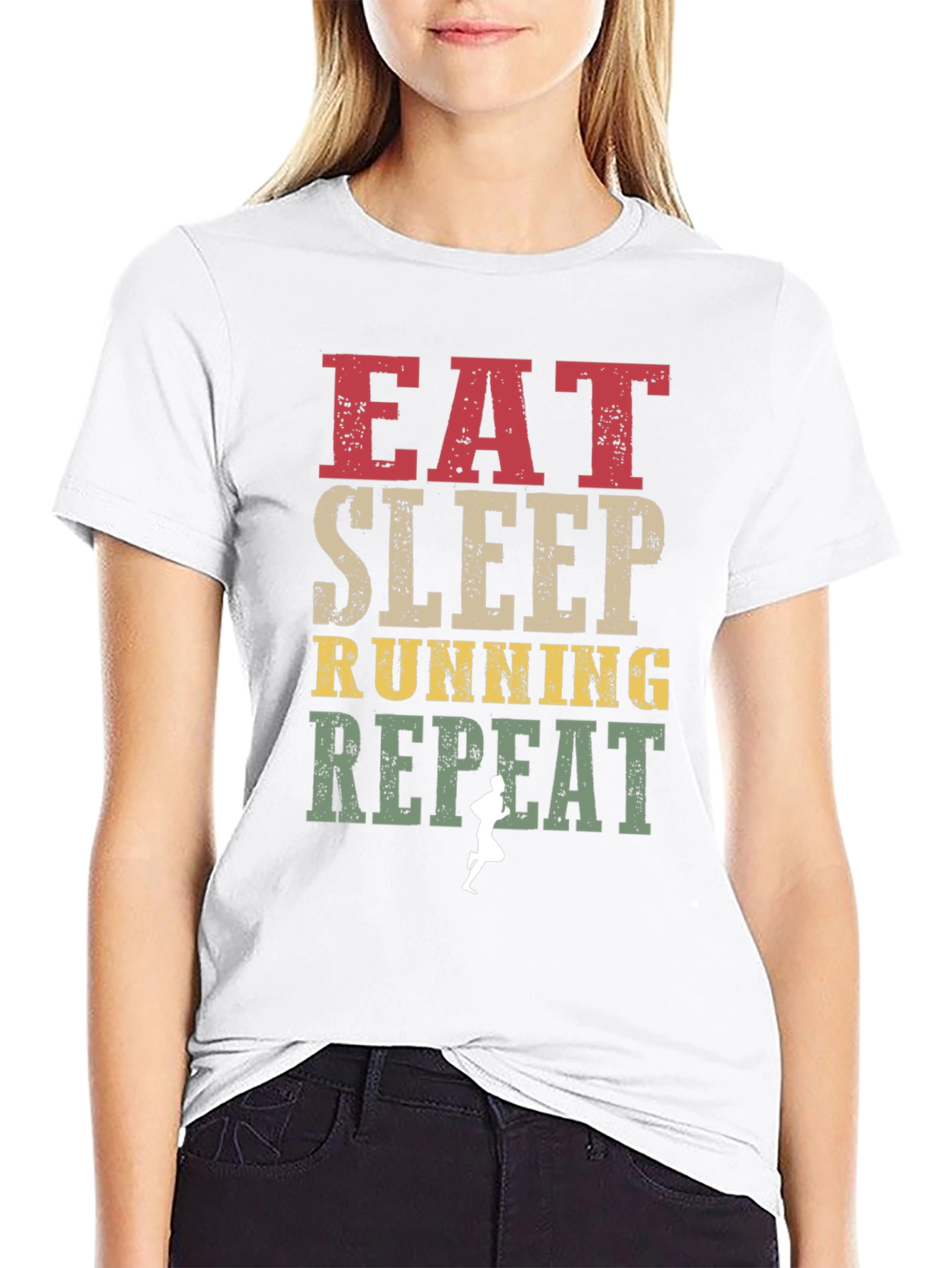 Eat Sleep Running Repeat T-Shirt | Unisex