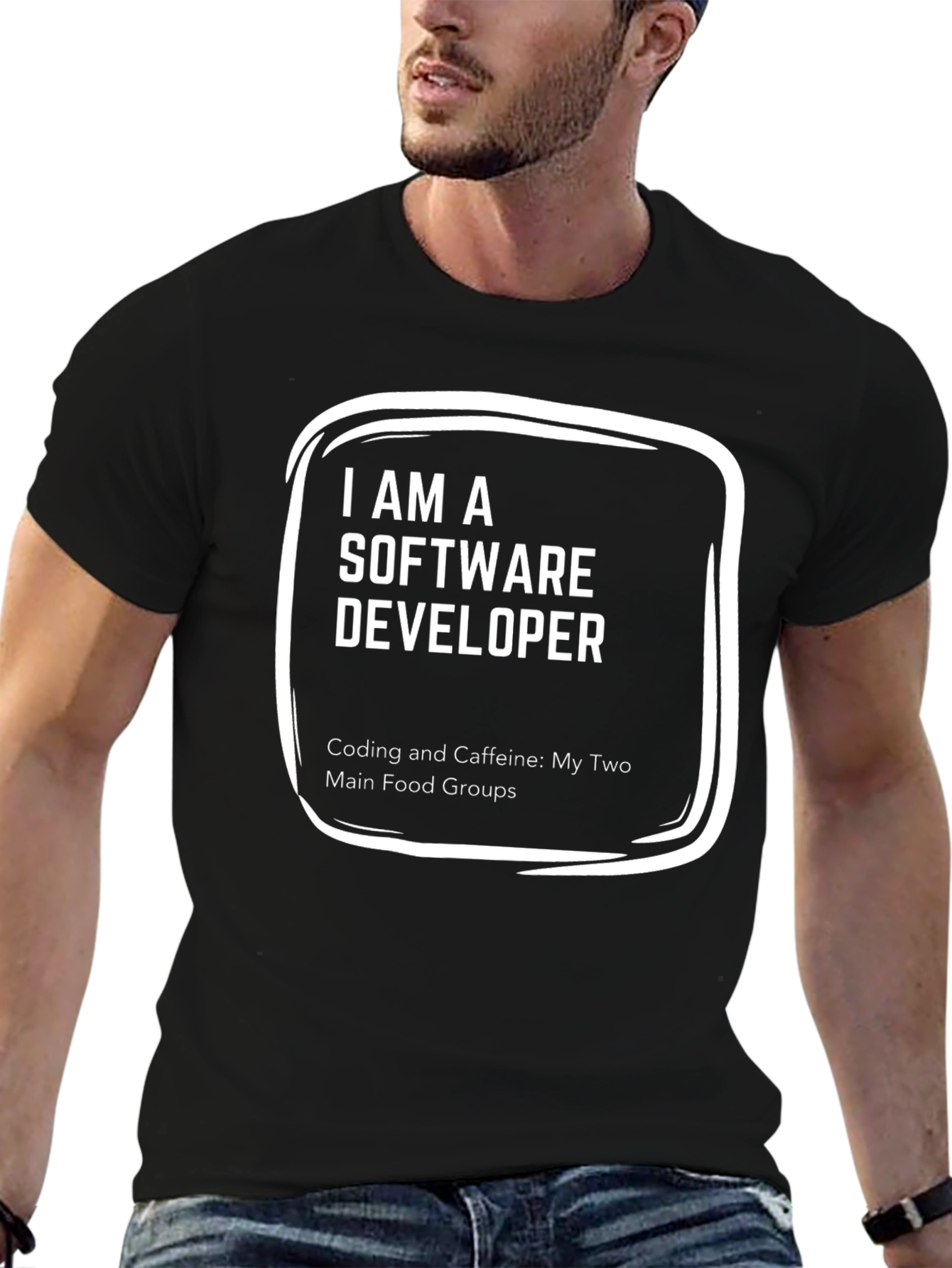 Software Developer Caffeine & Coding Tee