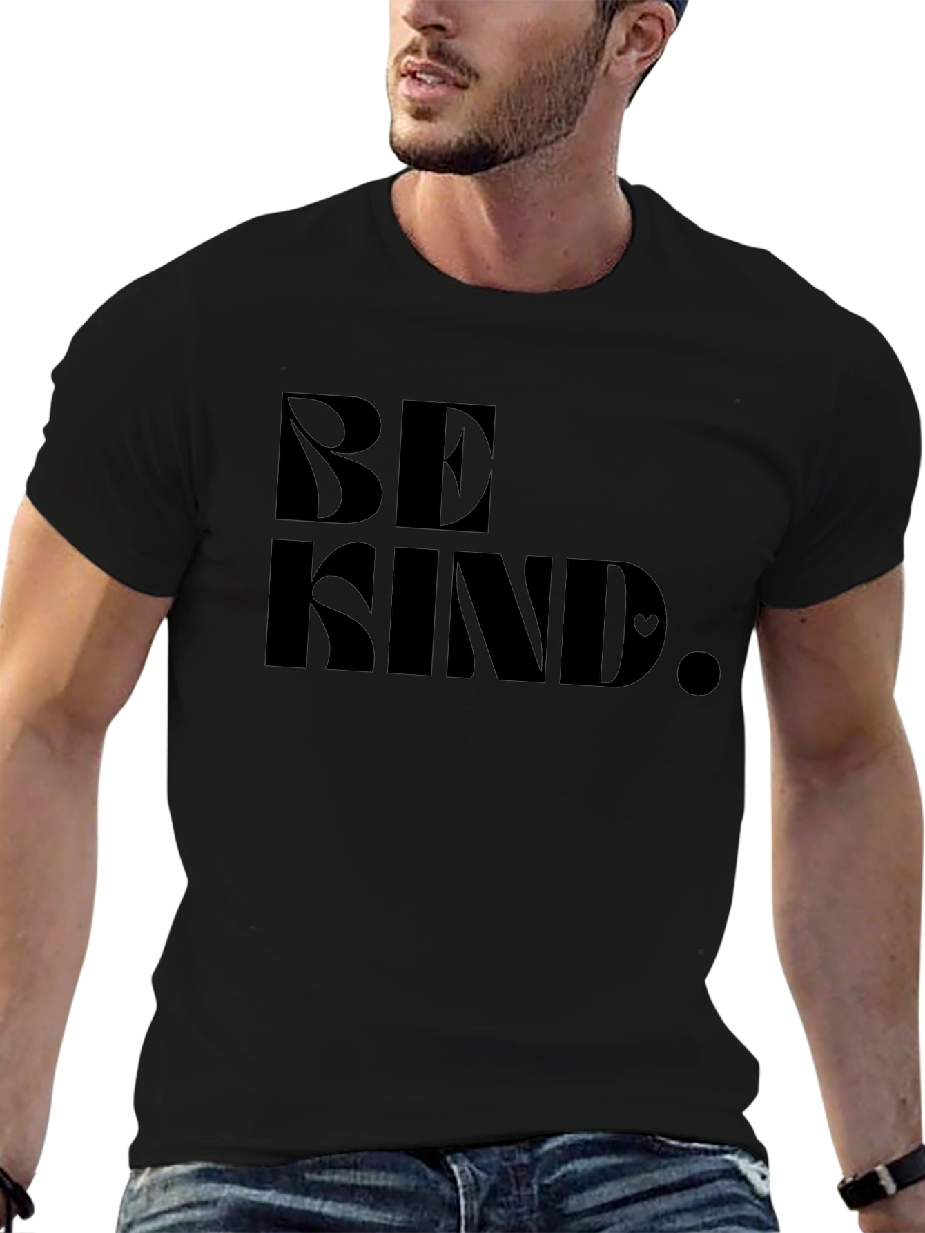Be Kind T-Shirt - Black Graphic Tee