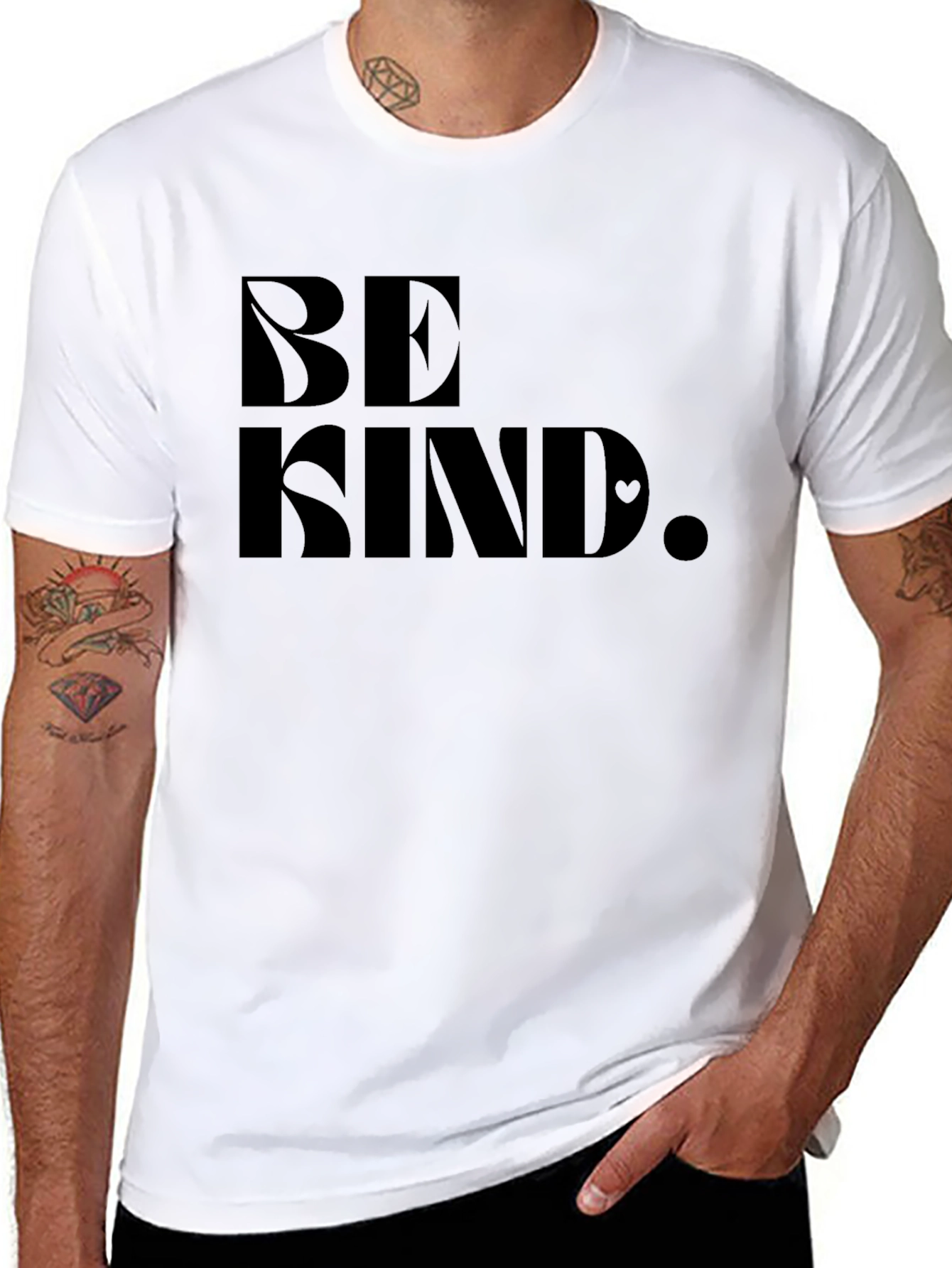 Be Kind T-Shirt - Black Graphic Tee