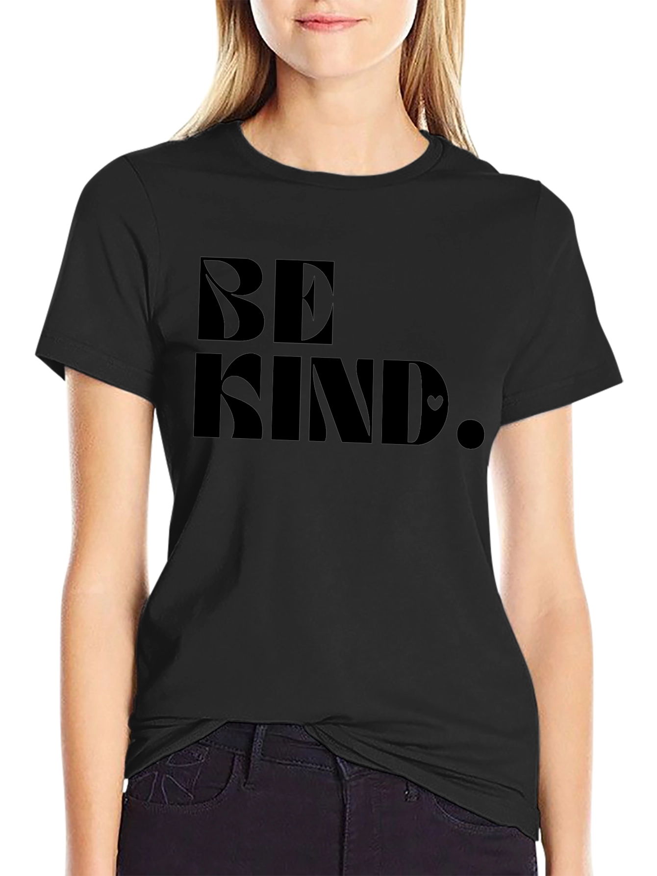 Be Kind T-Shirt - Black Graphic Tee